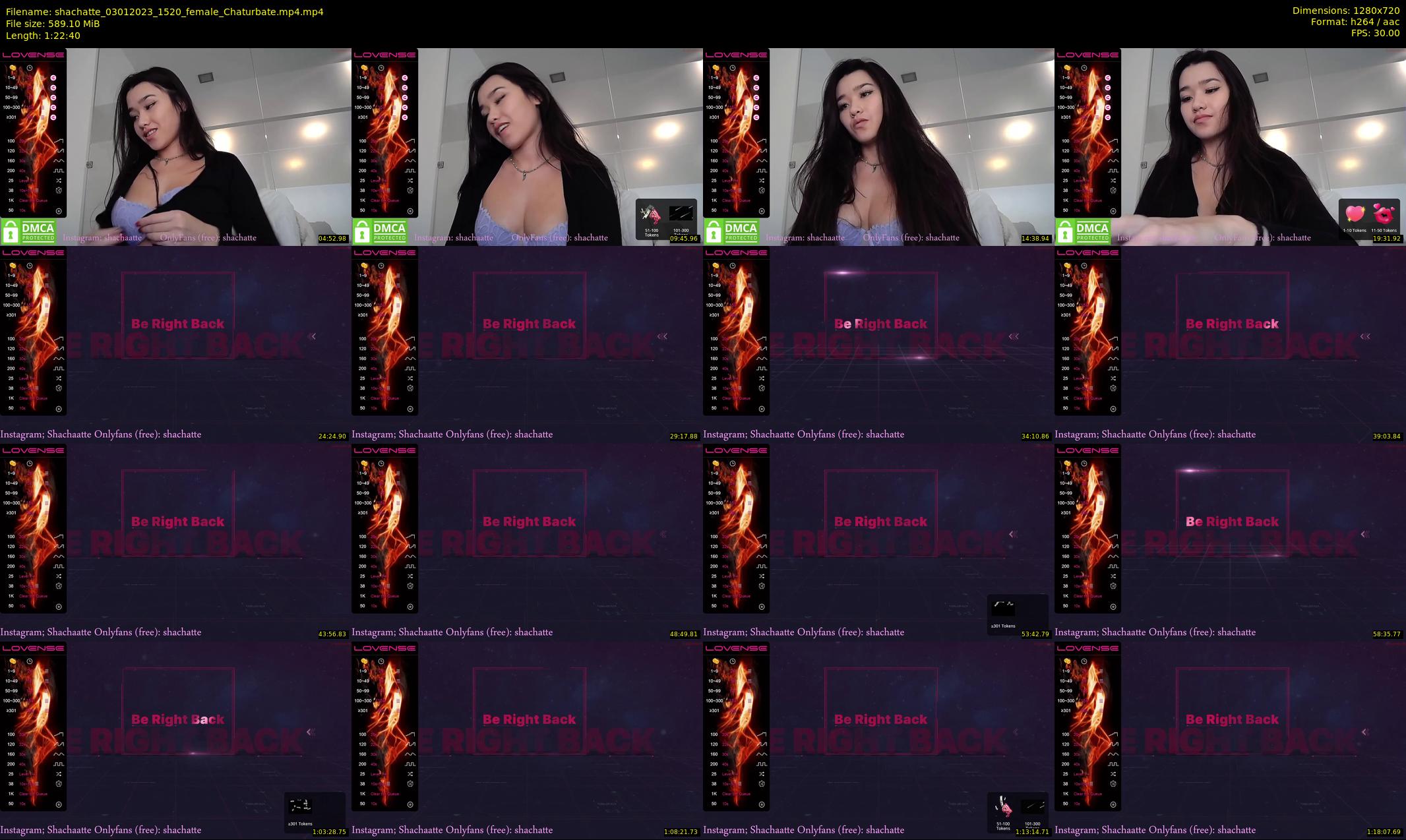 shachatte — 83 minute Chaturbate couple cam show recording, 720p, Jan 3, 2023