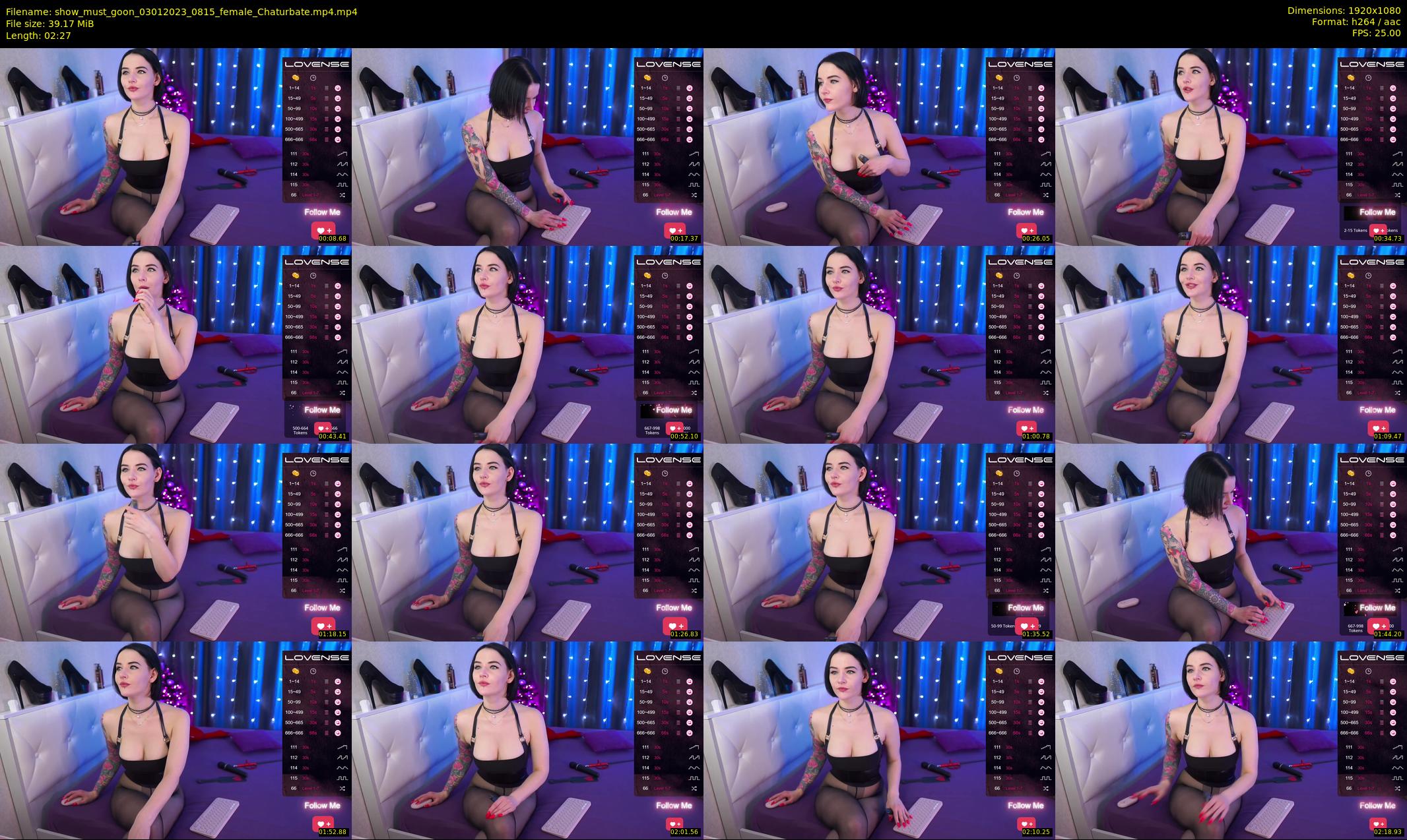 show_must_goon — 3 minute Chaturbate female cam show recording, 1080p, Jan 3, 2023