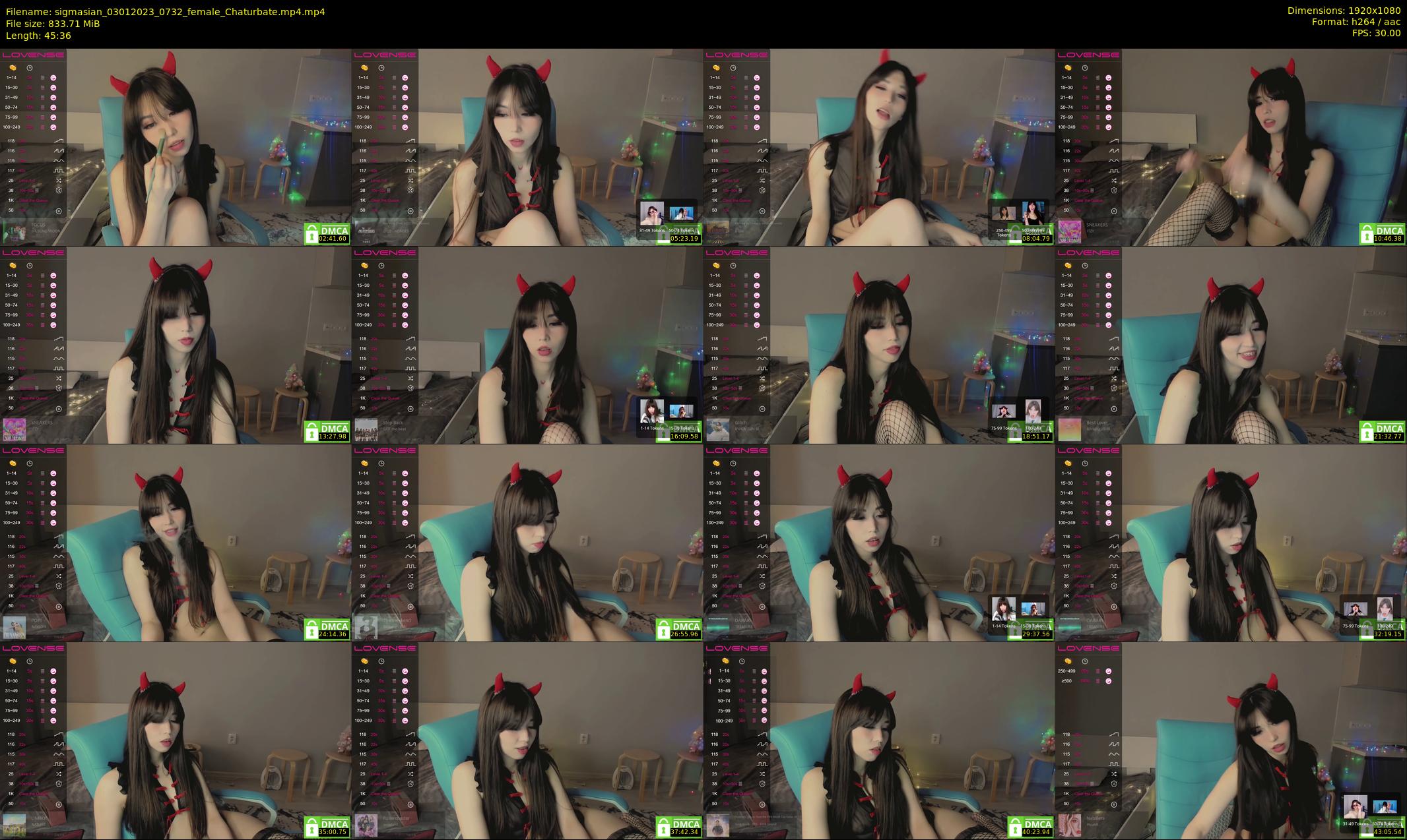 sigmasian — 46 minute Chaturbate female cam show recording, 1080p, Jan 3, 2023