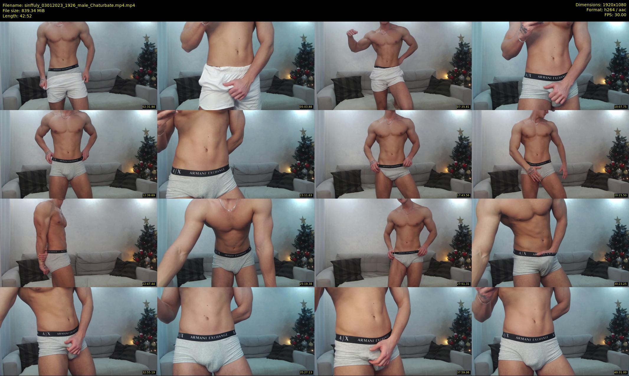 sinffuly — 43 minute Chaturbate male cam show recording, 1080p, Jan 3, 2023