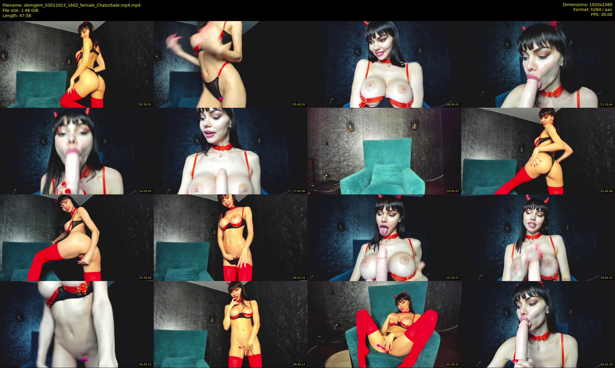 slemgem — 48 minute Chaturbate couple cam show recording, 1080p, Jan 3, 2023
