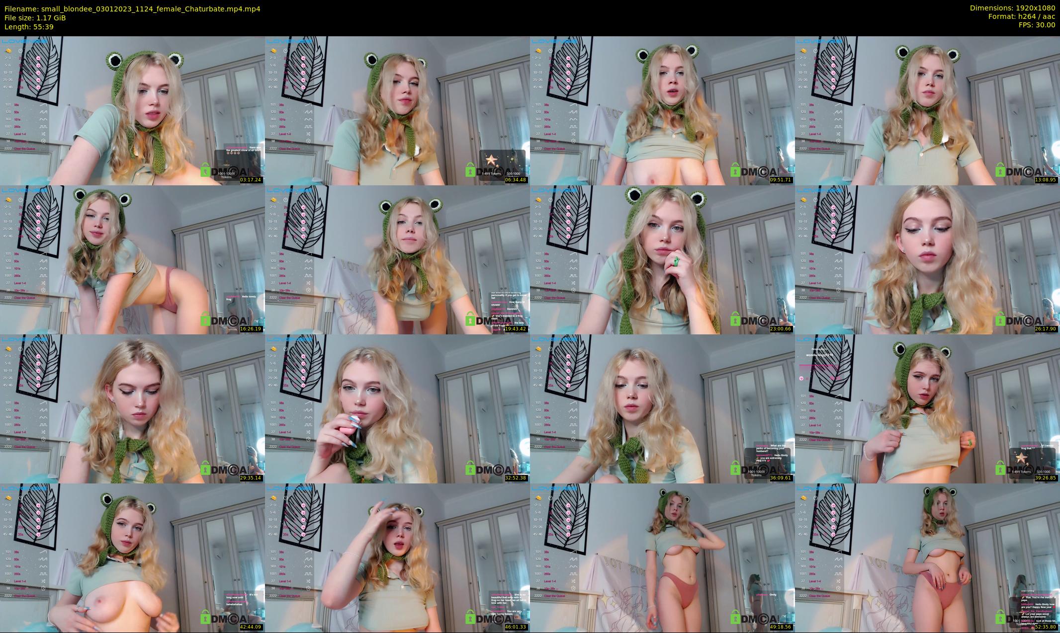 small_blondee — 56 minute Chaturbate female cam show recording, 1080p, Jan 3, 2023