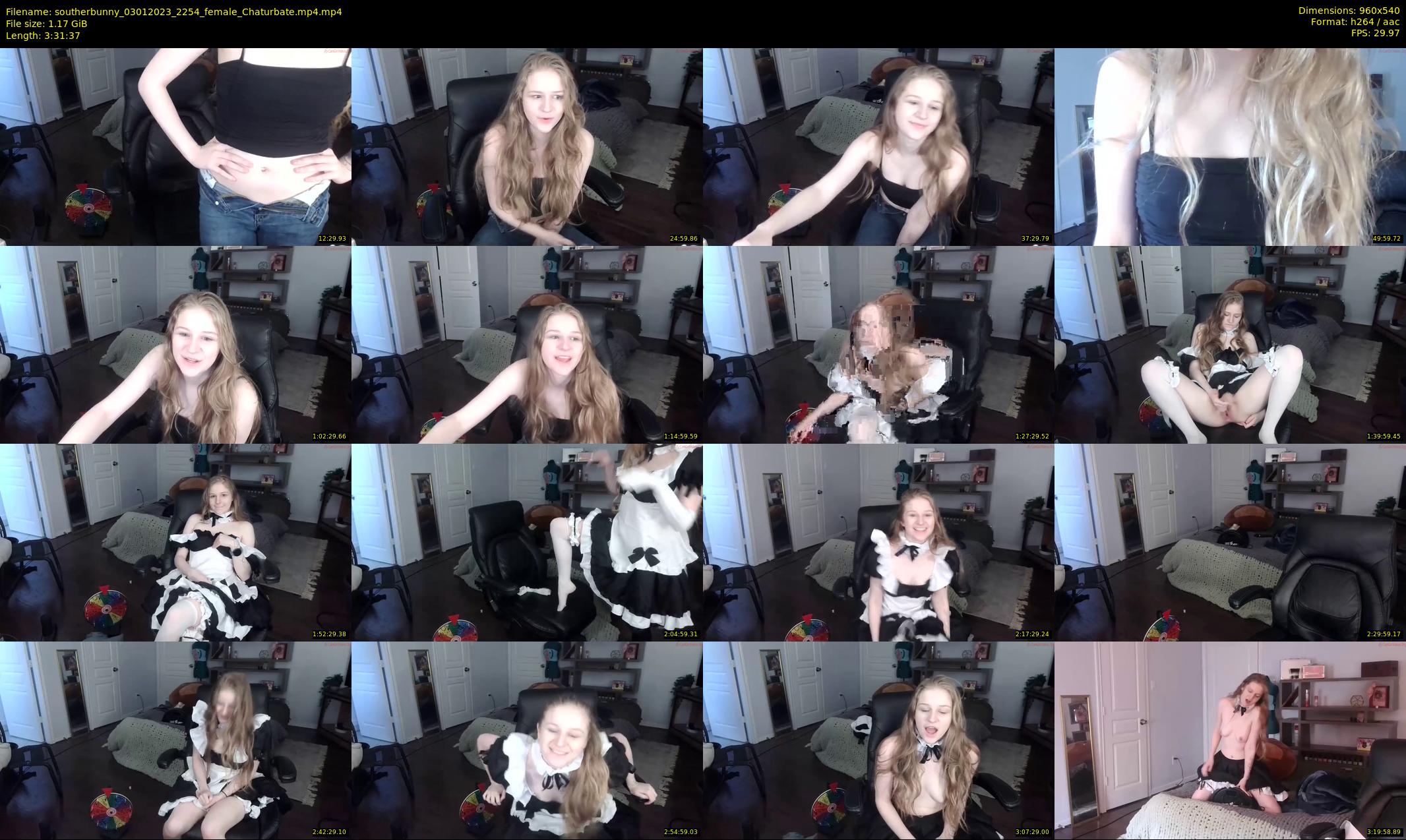 southerbunny — 212 minute Chaturbate female cam show recording, 480p, Jan 3, 2023