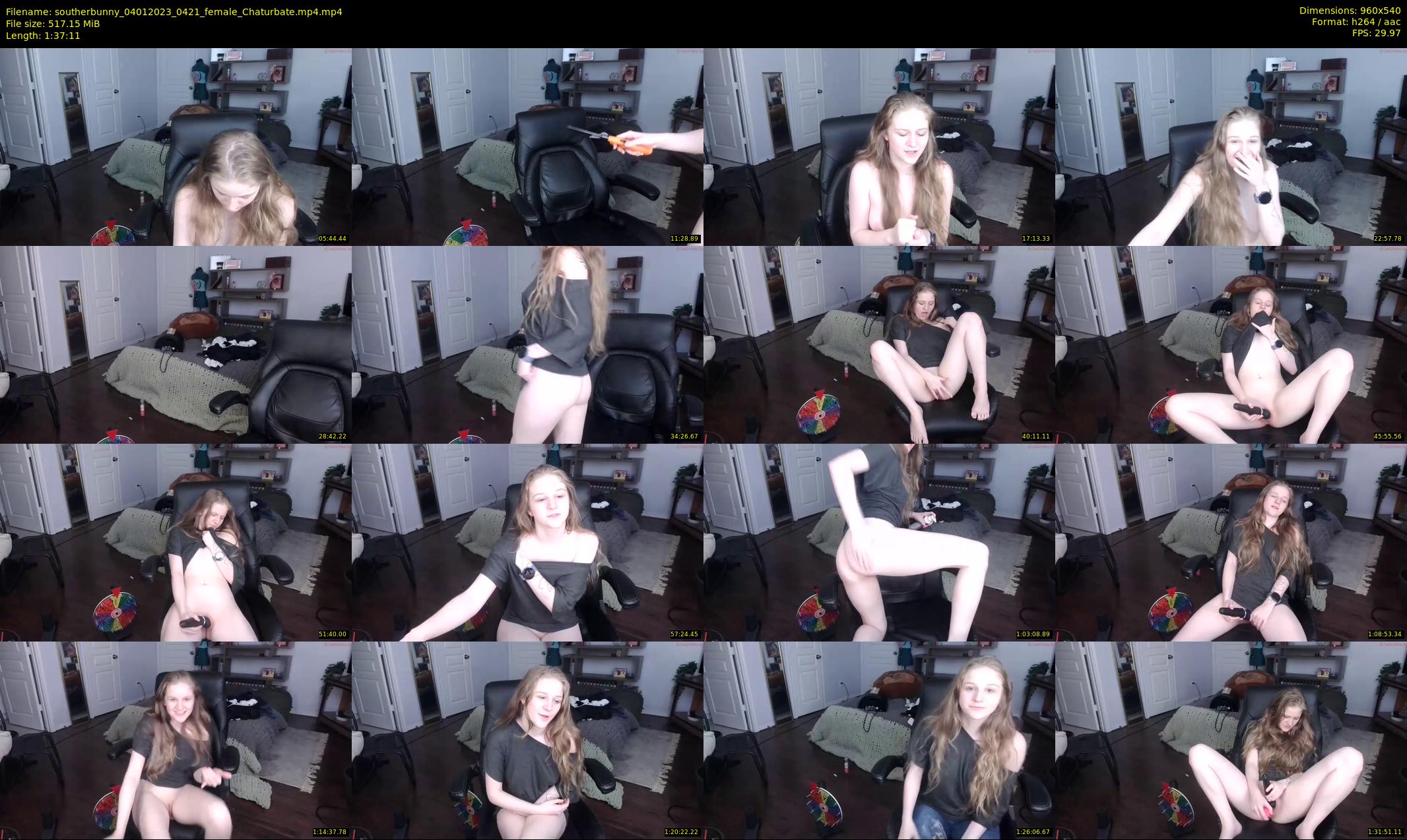 southerbunny — 98 minute Chaturbate female cam show recording, 480p, Jan 4, 2023