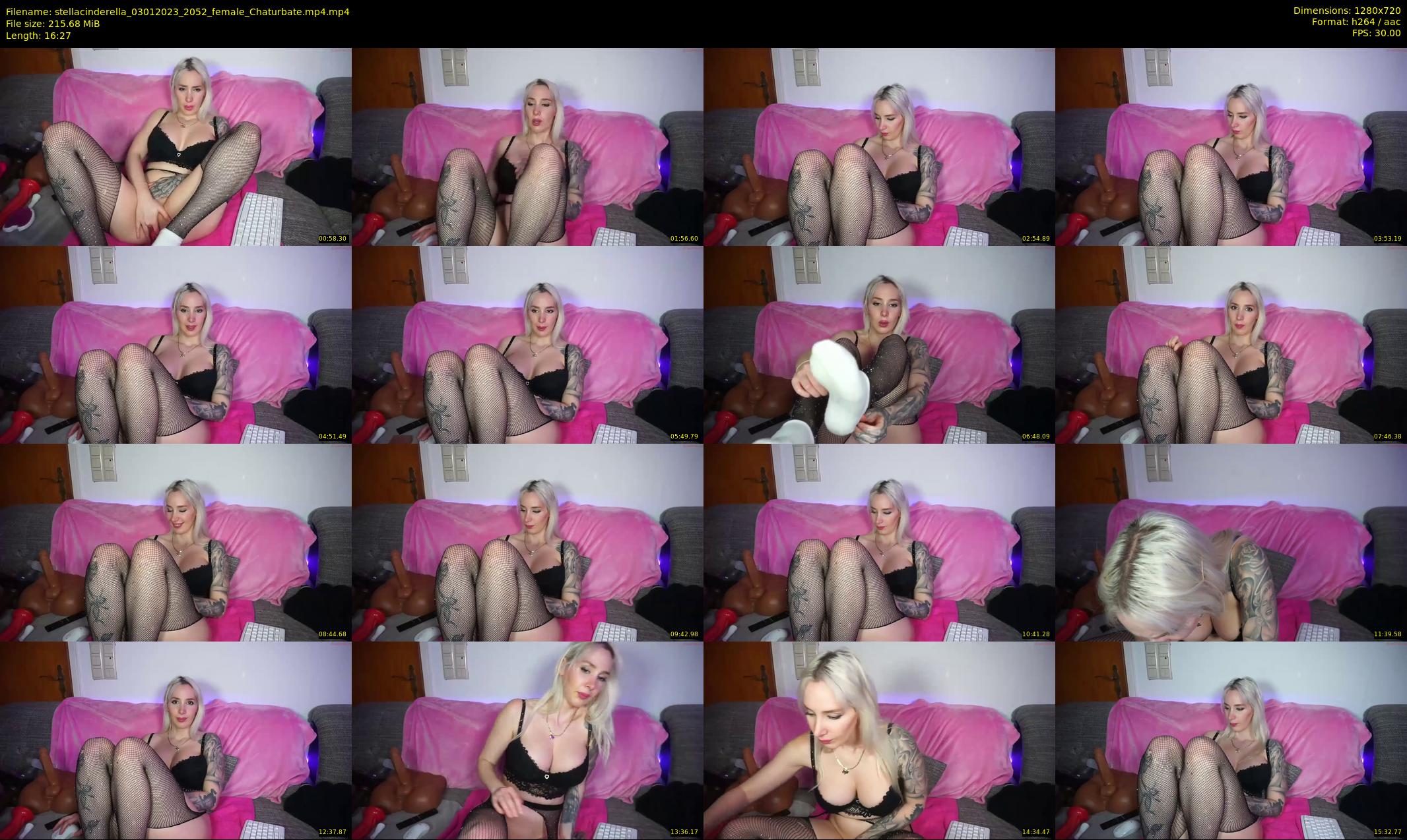stellacinderella — 17 minute Chaturbate female cam show recording, 720p, Jan 3, 2023