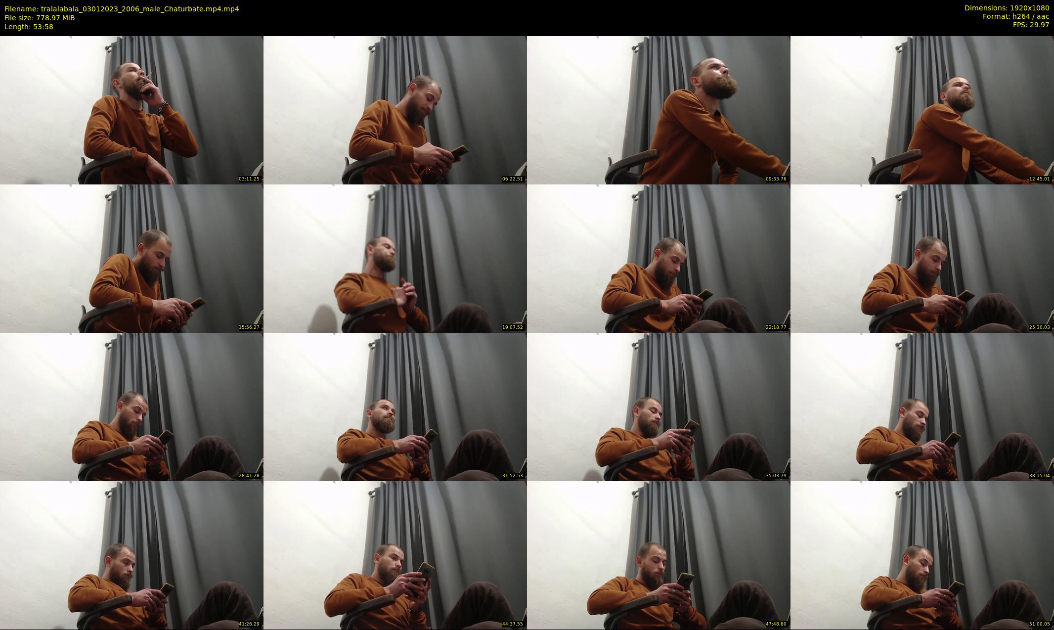tralalabala — 54 minute Chaturbate male cam show recording, 1080p, Jan 3, 2023