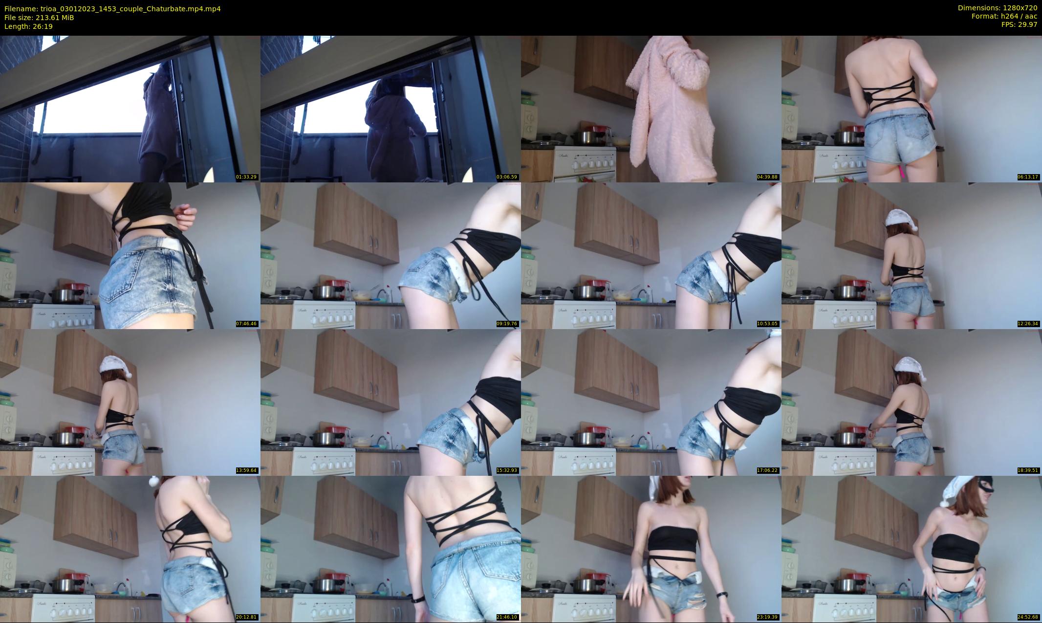 trioa — 27 minute Chaturbate couple cam show recording, 720p, Jan 3, 2023