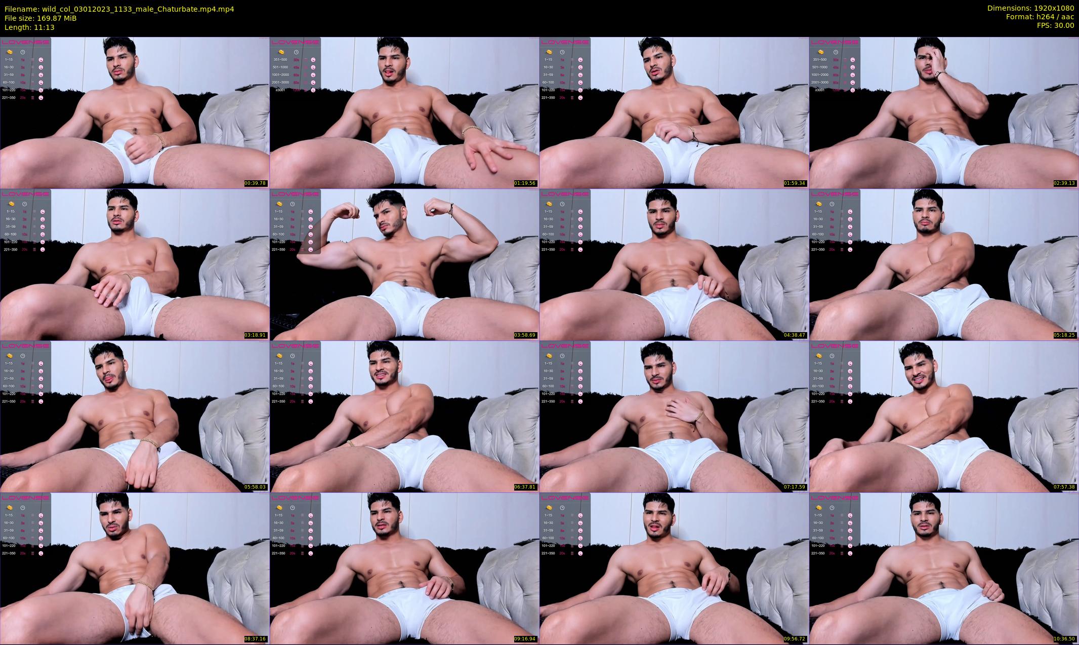 wild_col — 12 minute Chaturbate male cam show recording, 1080p, Jan 3, 2023