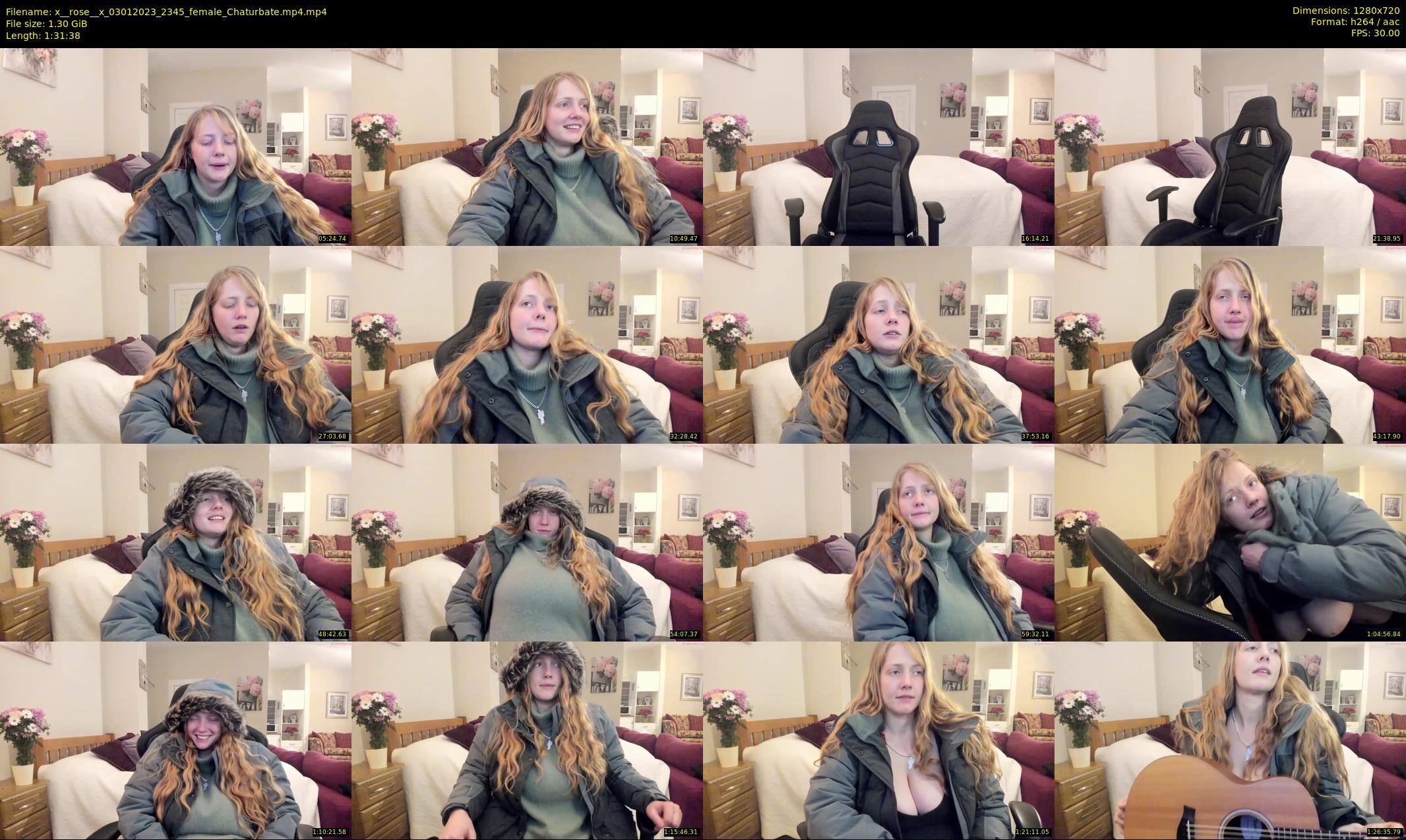 x__rose__x — 92 minute Chaturbate female cam show recording, 720p, Jan 3, 2023