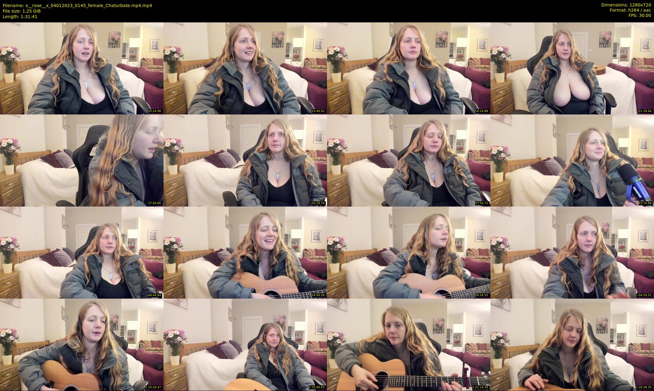 x__rose__x — 92 minute Chaturbate female cam show recording, 720p, Jan 4, 2023