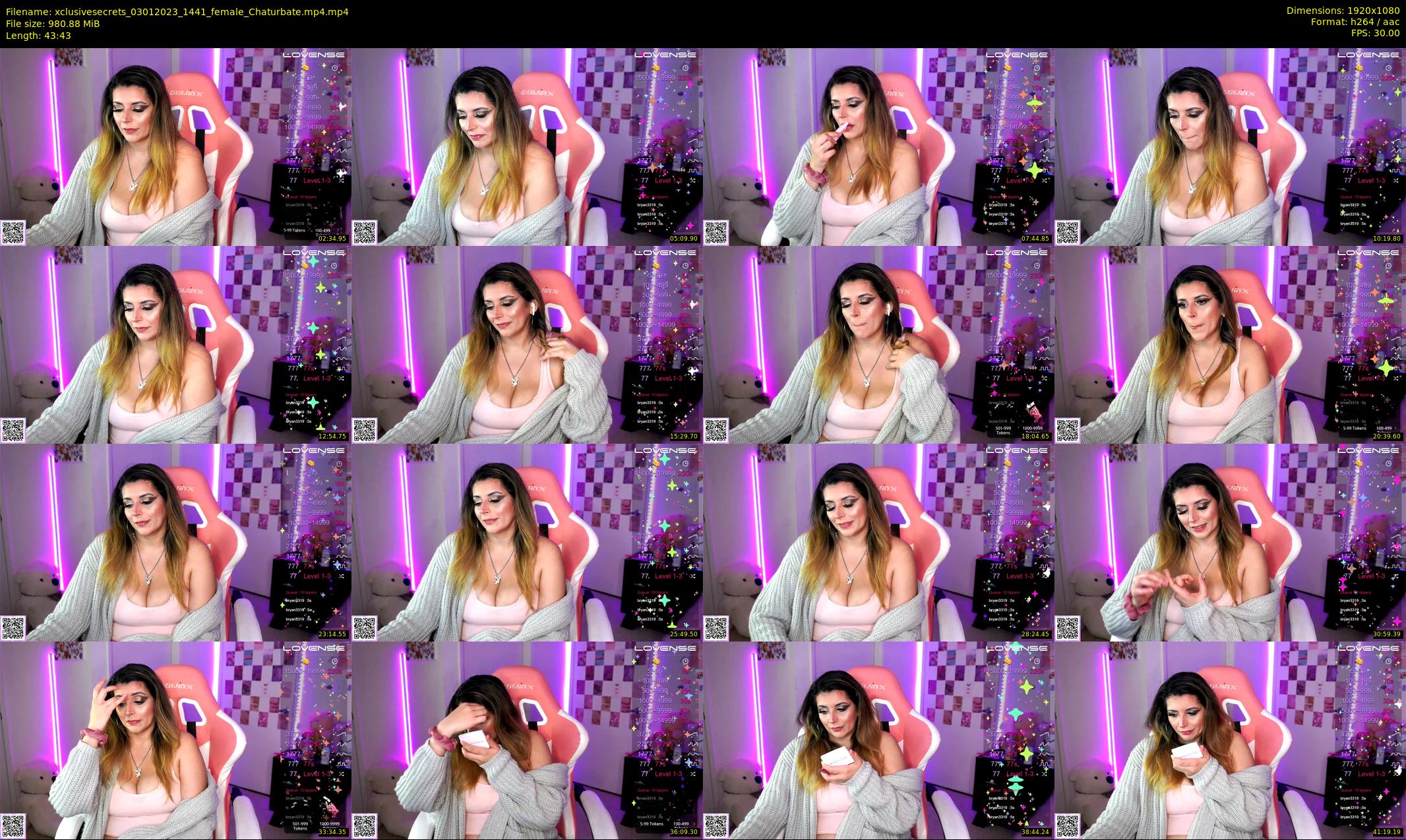 xclusivesecrets — 44 minute Chaturbate female cam show recording, 1080p, Jan 3, 2023