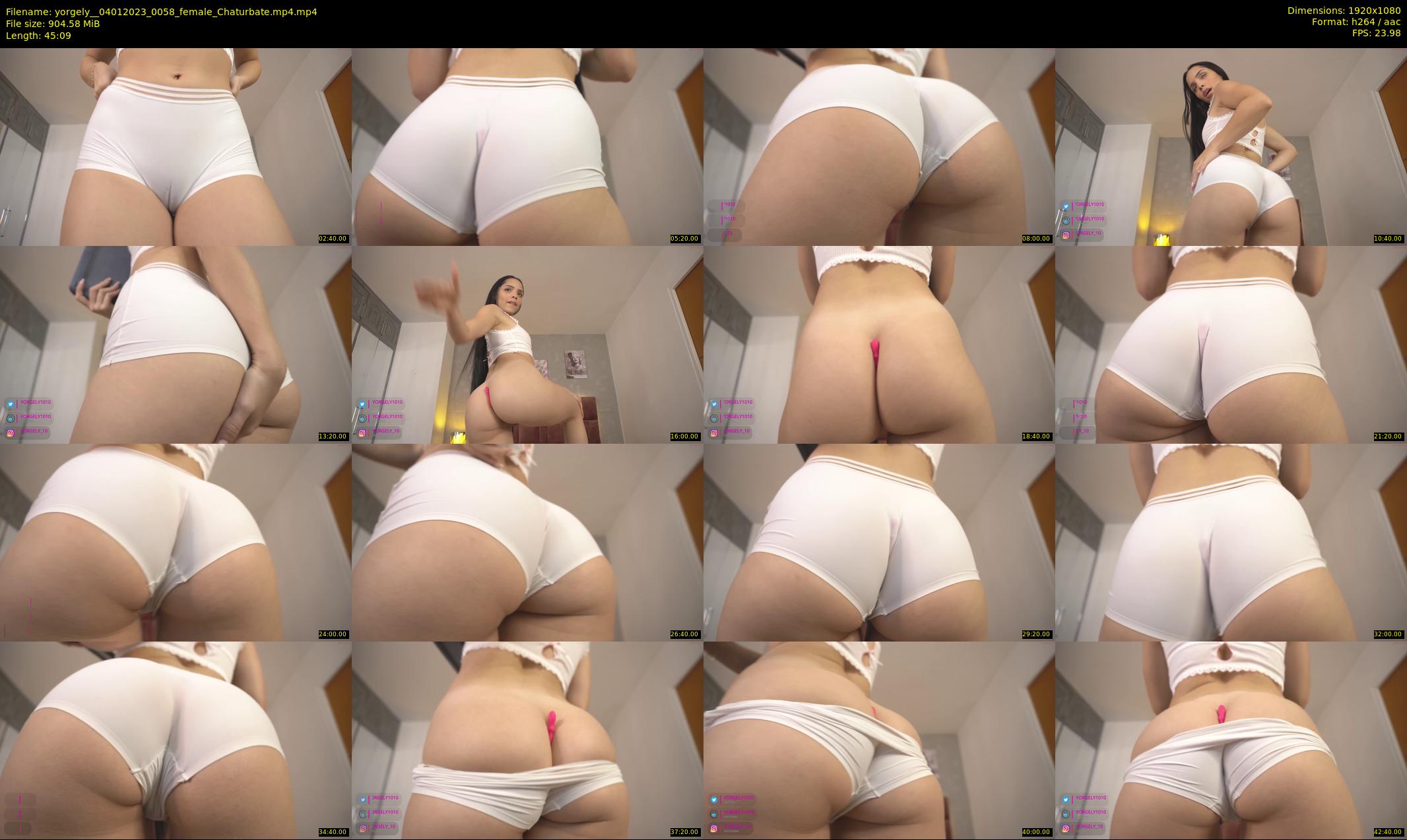 yorgely_ — 46 minute Chaturbate female cam show recording, 1080p, Jan 4, 2023