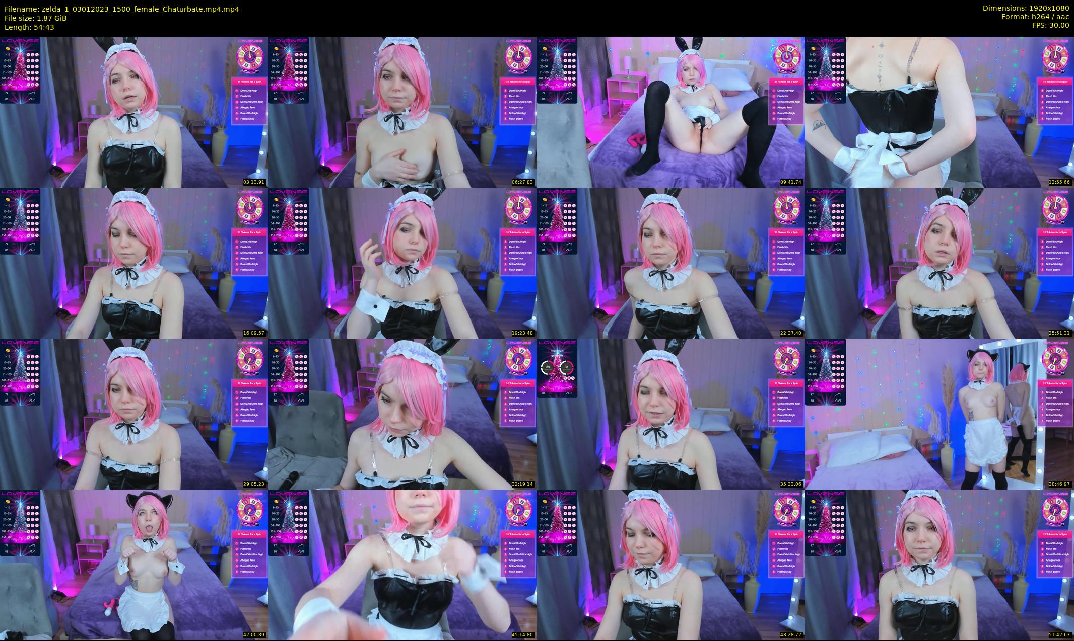 zelda_1 — 55 minute Chaturbate female cam show recording, 1080p, Jan 3, 2023