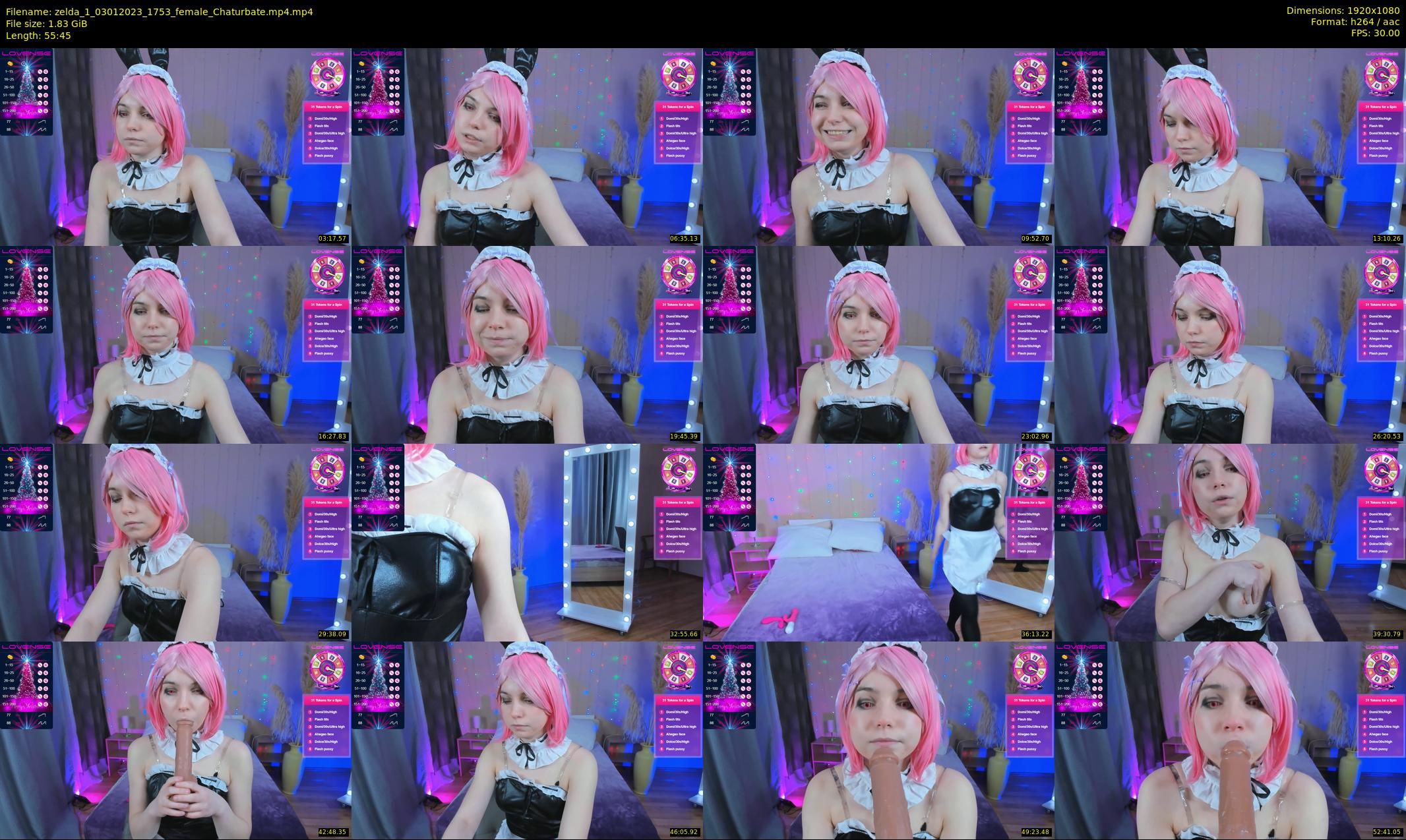 zelda_1 — 56 minute Chaturbate female cam show recording, 1080p, Jan 3, 2023