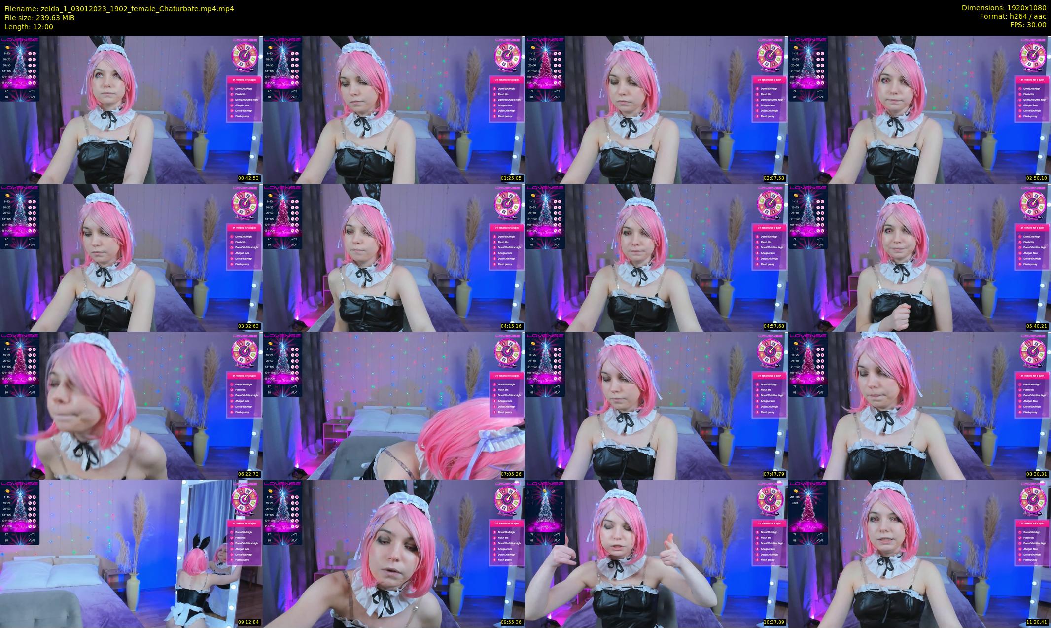 zelda_1 — 12 minute Chaturbate female cam show recording, 1080p, Jan 3, 2023