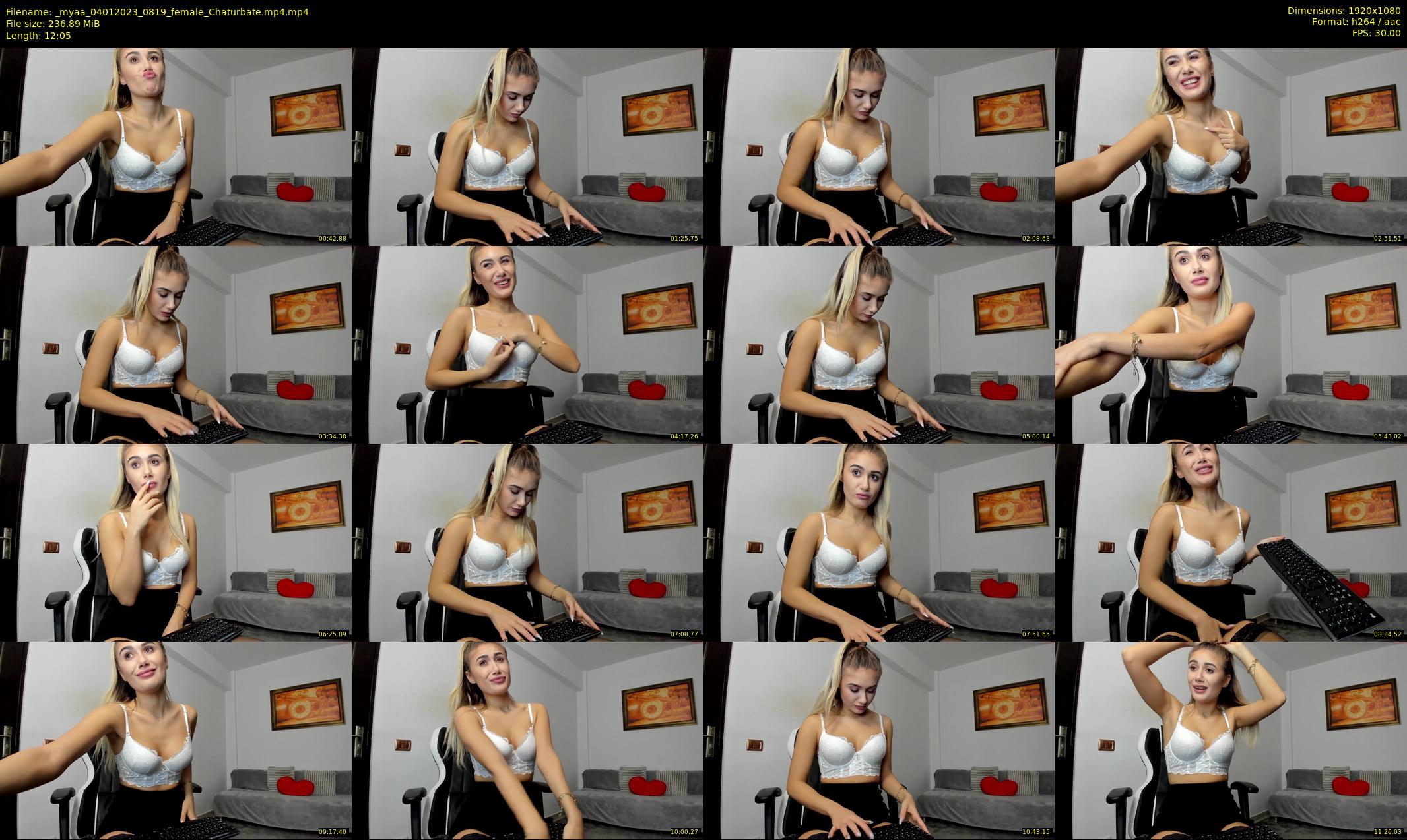 _myaa — 13 minute Chaturbate female cam show recording, 1080p, Jan 4, 2023