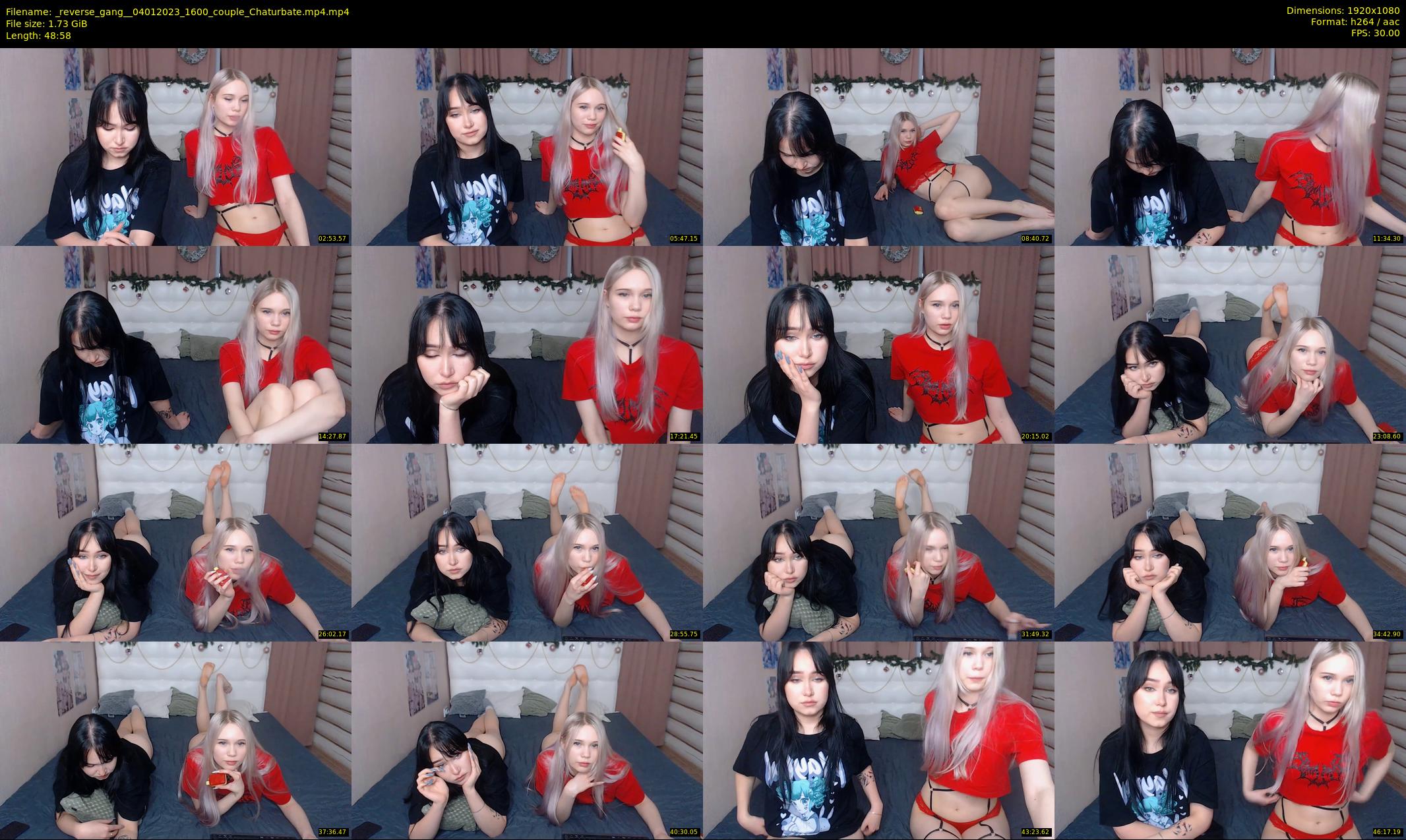 _reverse_gang_ — 49 minute Chaturbate couple cam show recording, 1080p, Jan 4, 2023