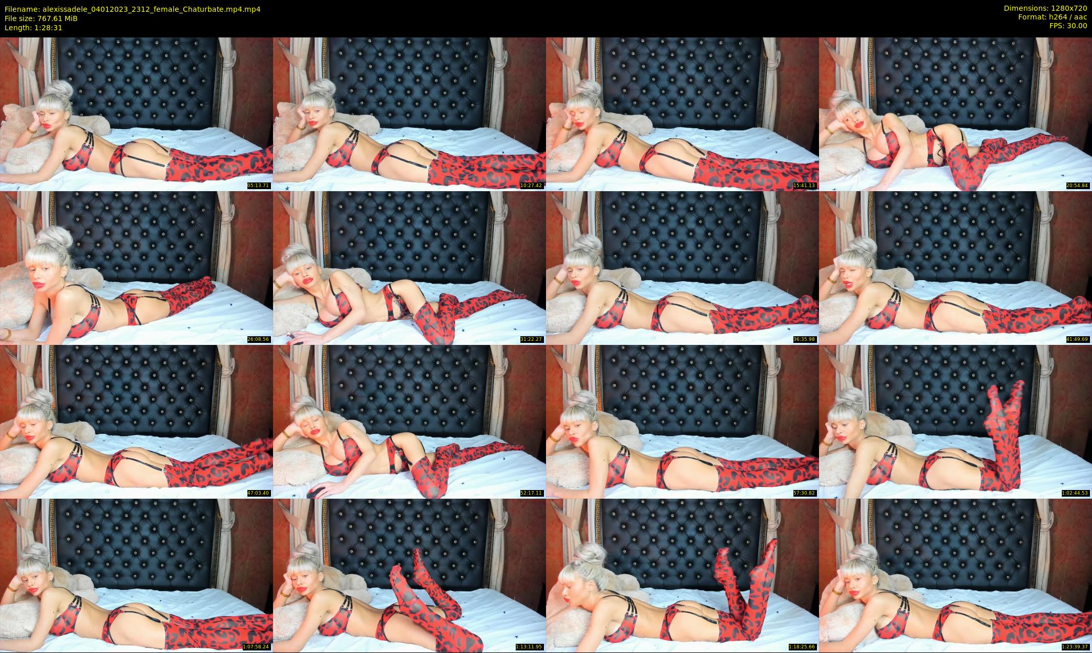 alexissadele — 89 minute Chaturbate female cam show recording, 720p, Jan 4, 2023