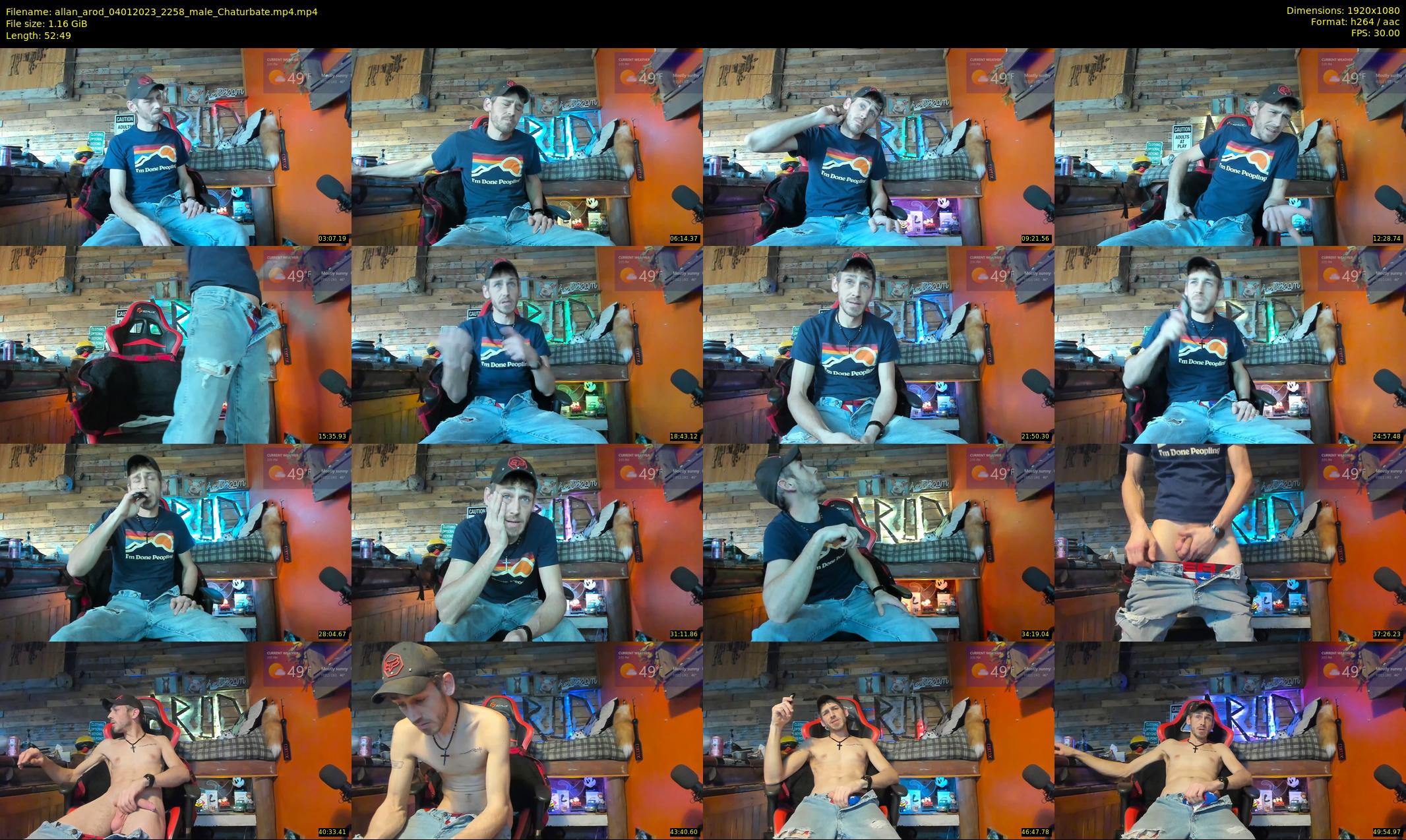 allan_arod — 53 minute Chaturbate male cam show recording, 1080p, Jan 4, 2023