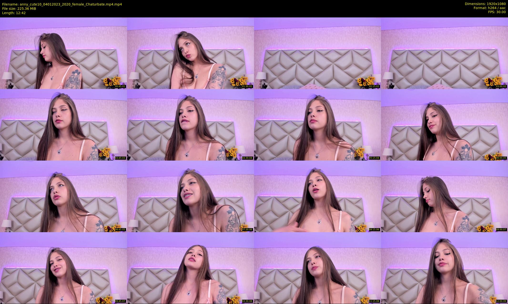 anny_cute10 — 13 minute Chaturbate female cam show recording, 1080p, Jan 4, 2023