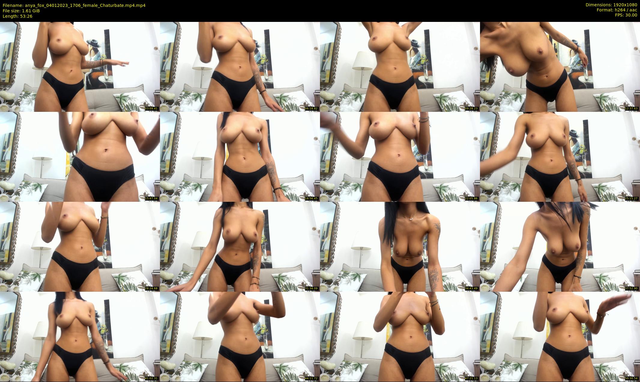 anya_fox — 54 minute Chaturbate female cam show recording, 1080p, Jan 4, 2023