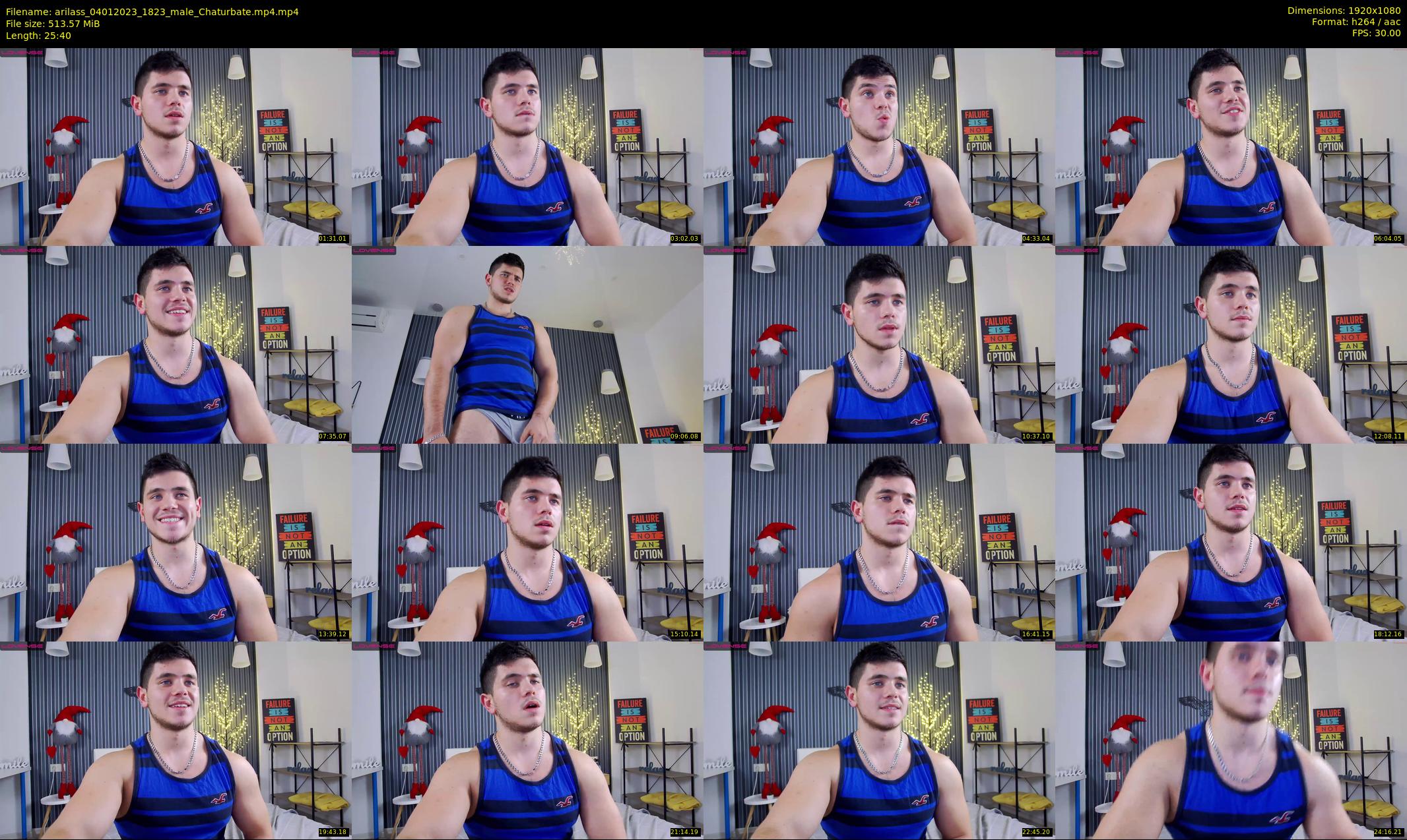arilass — 26 minute Chaturbate male cam show recording, 1080p, Jan 4, 2023