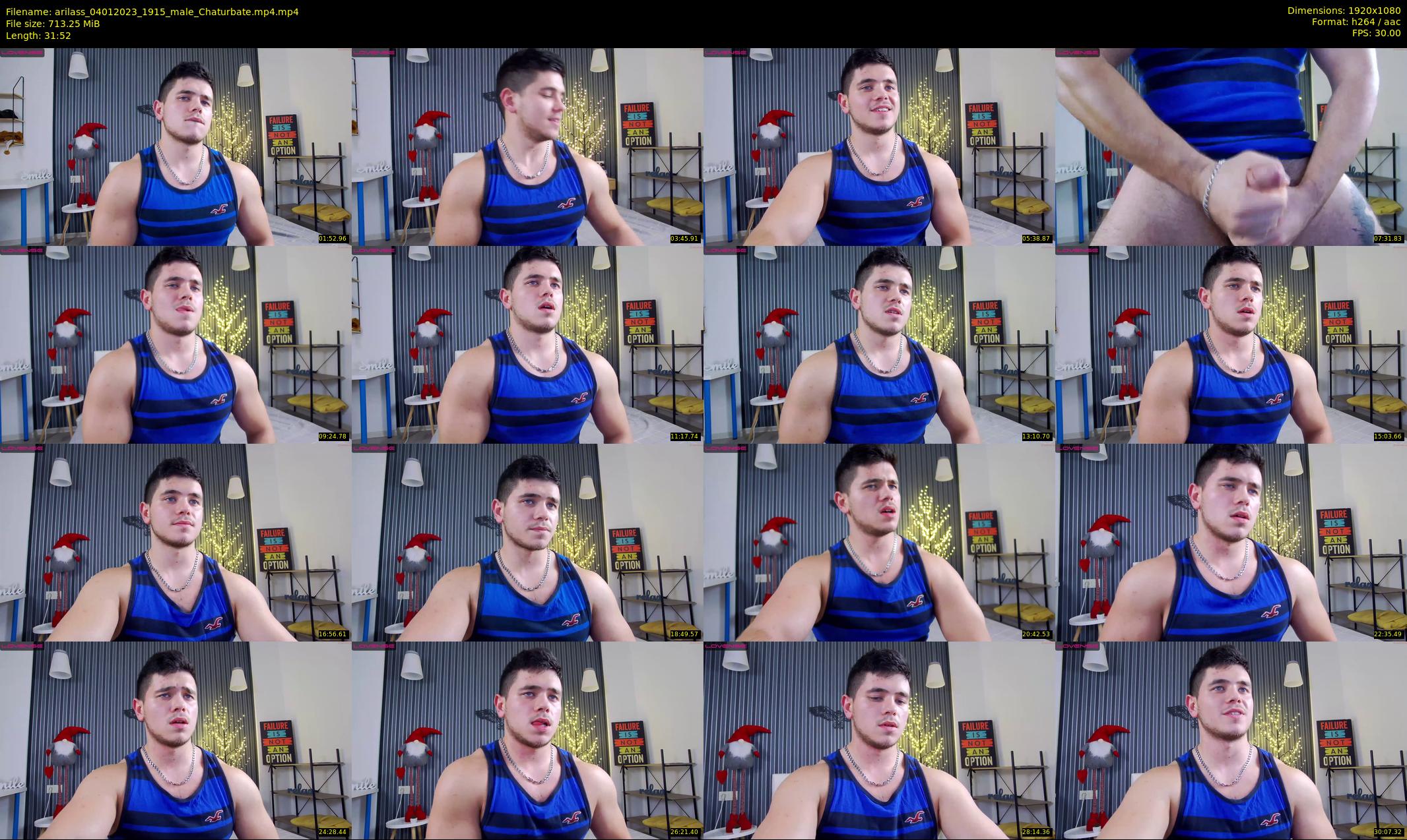 arilass — 32 minute Chaturbate male cam show recording, 1080p, Jan 4, 2023