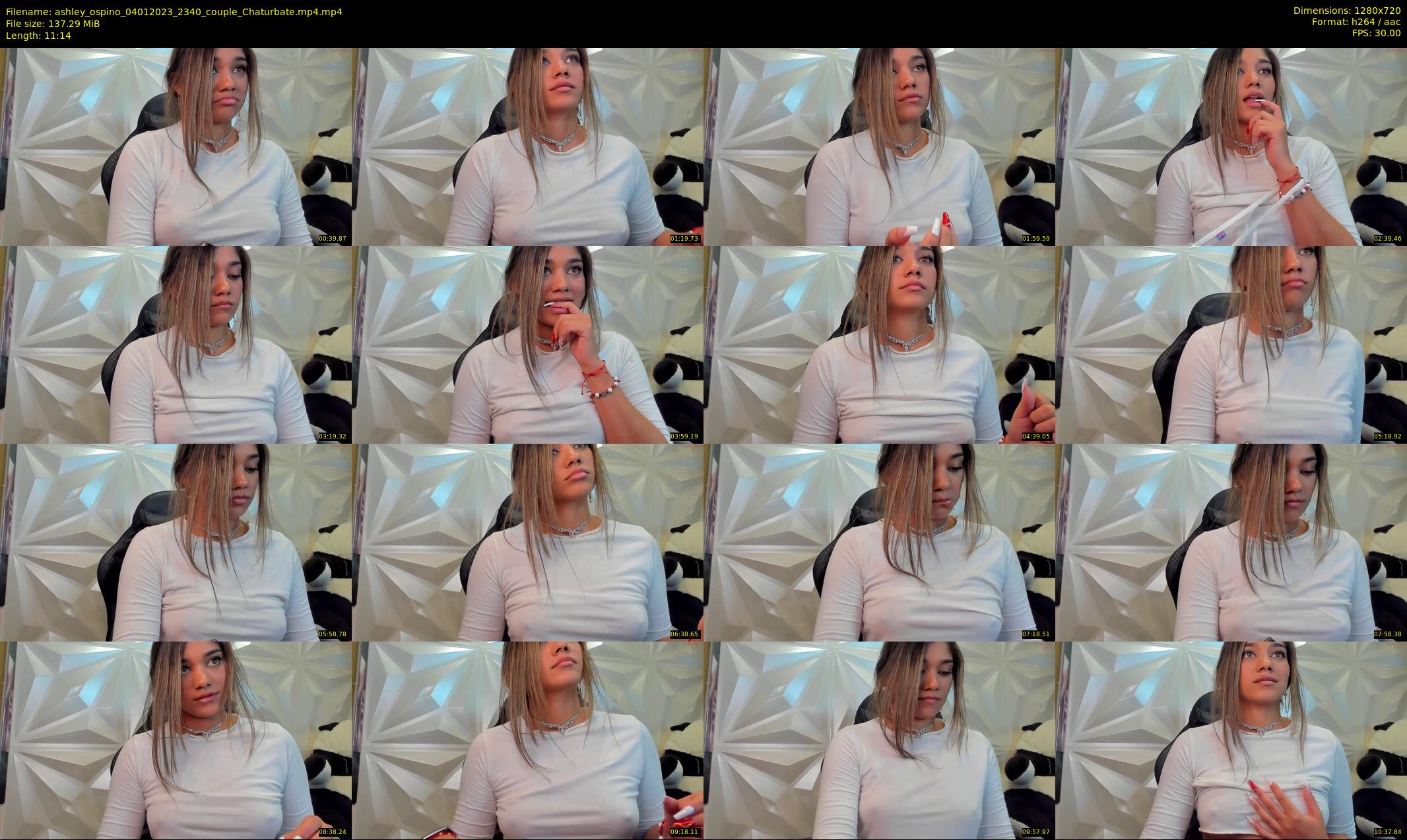 ashley_ospino — 12 minute Chaturbate couple cam show recording, 720p, Jan 4, 2023