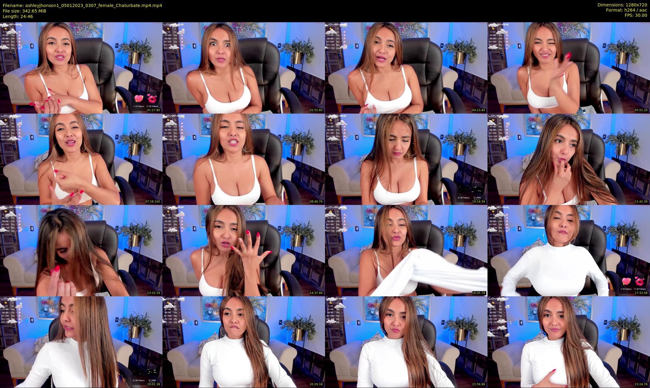 ashleyjhonson1 — 25 minute Chaturbate female cam show recording, 720p, Jan 5, 2023