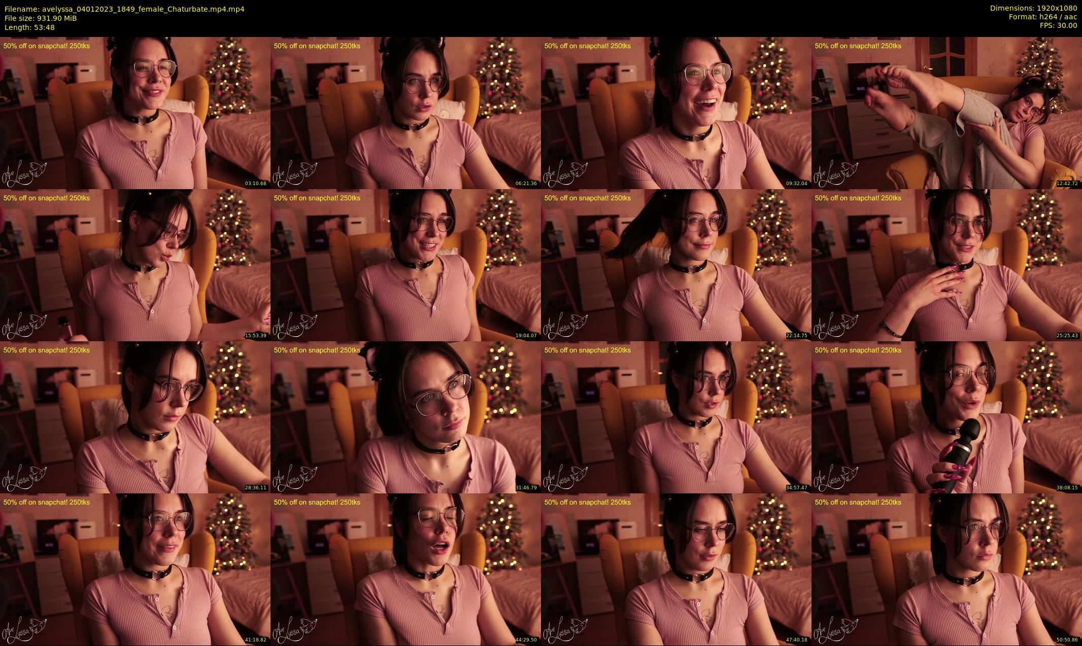 avelyssa — 54 minute Chaturbate female cam show recording, 1080p, Jan 4, 2023