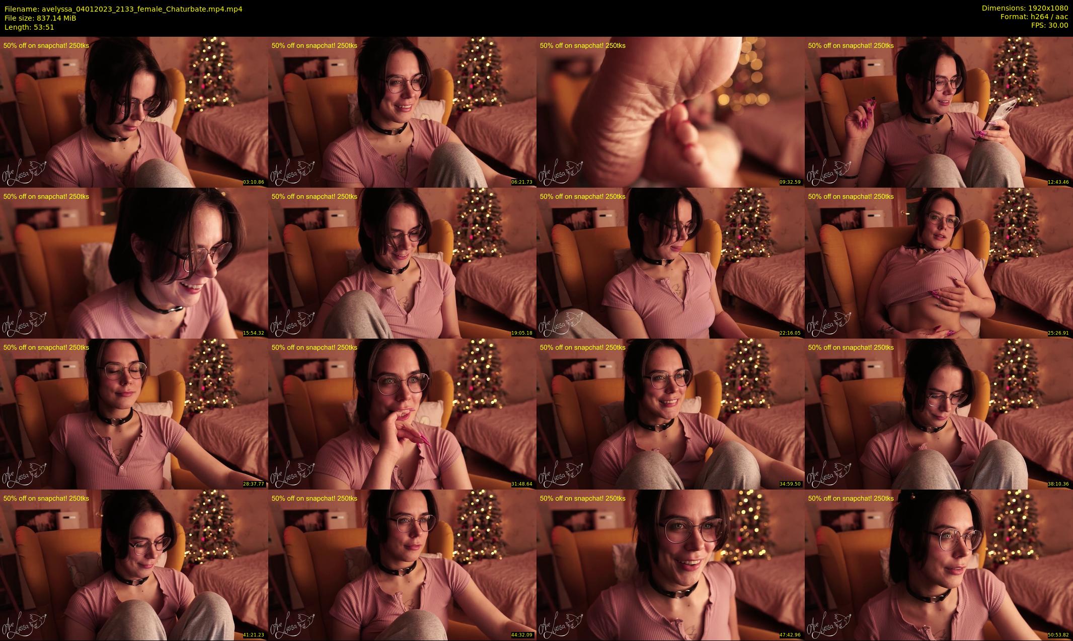 avelyssa — 54 minute Chaturbate female cam show recording, 1080p, Jan 4, 2023