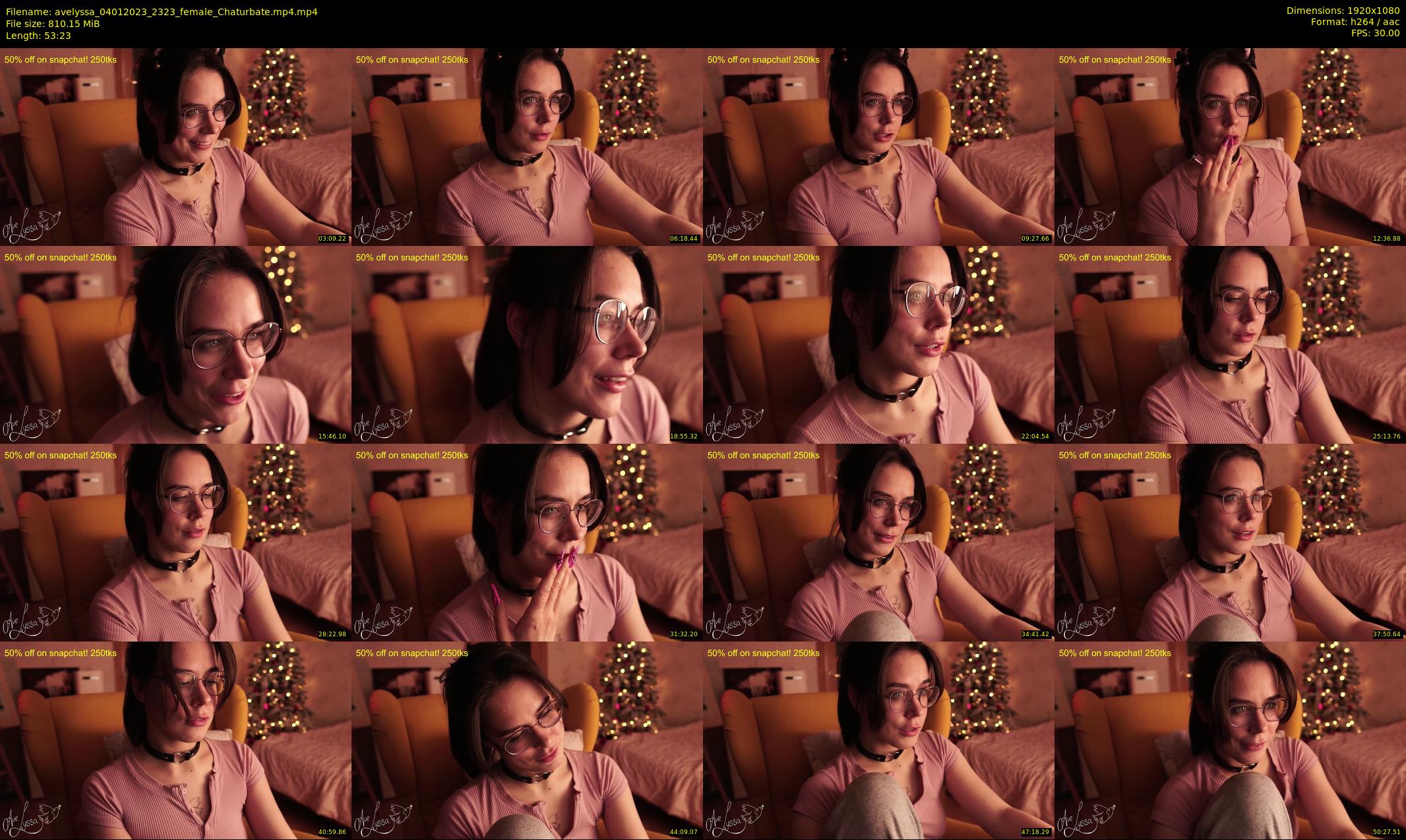 avelyssa — 54 minute Chaturbate female cam show recording, 1080p, Jan 4, 2023