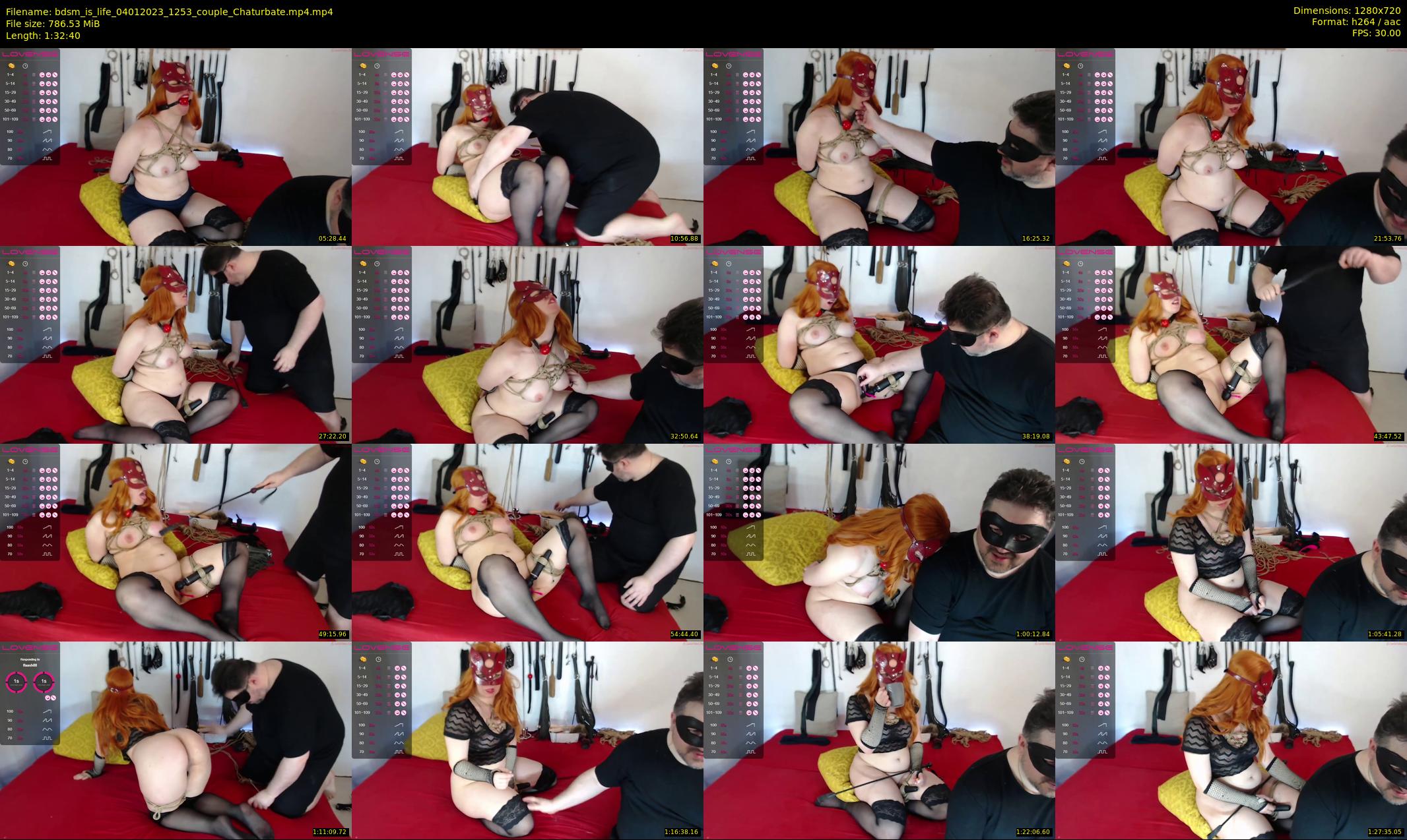 bdsm_is_life — 93 minute Chaturbate couple cam show recording, 720p, Jan 4, 2023