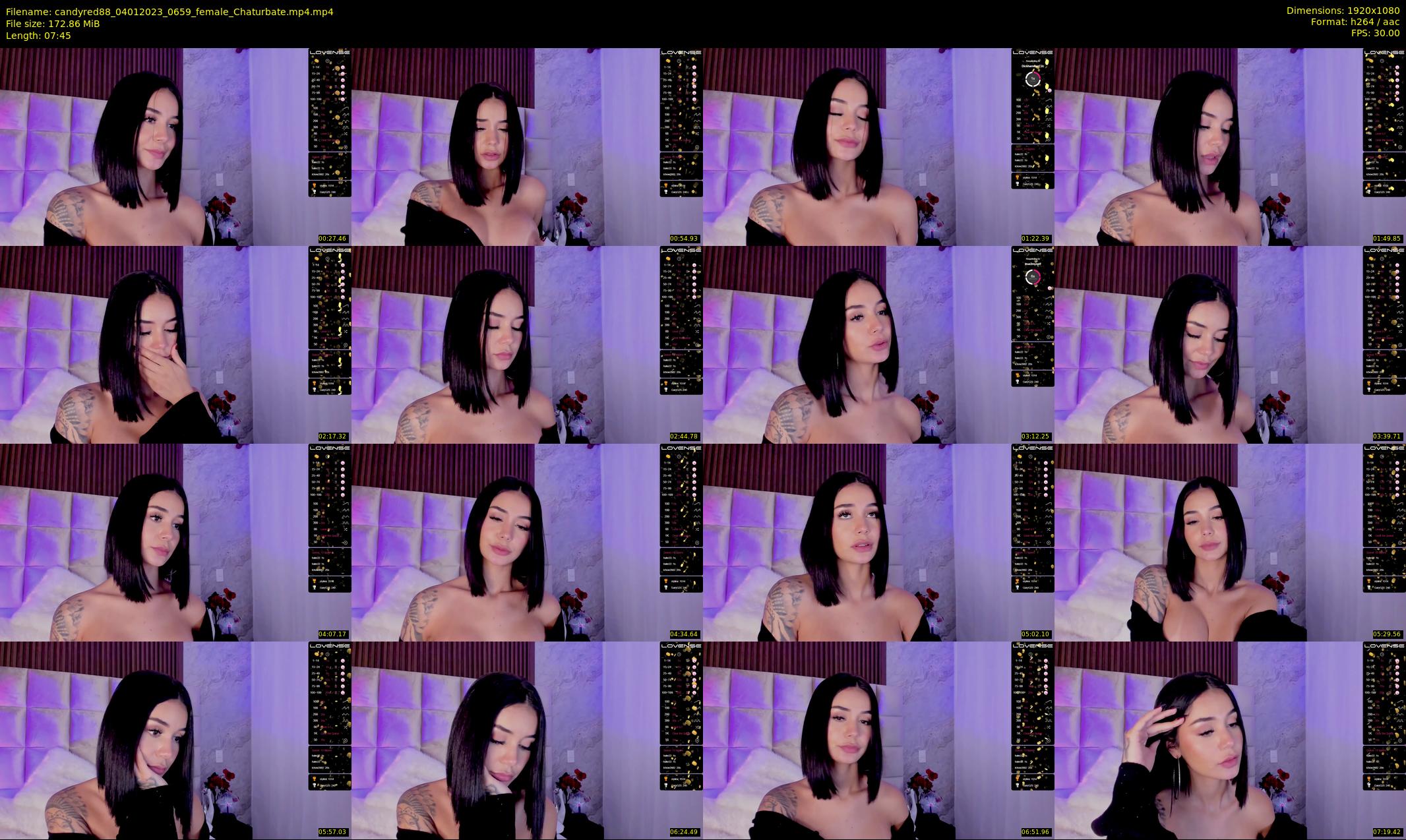 candyred88 — 8 minute Chaturbate female cam show recording, 1080p, Jan 4, 2023