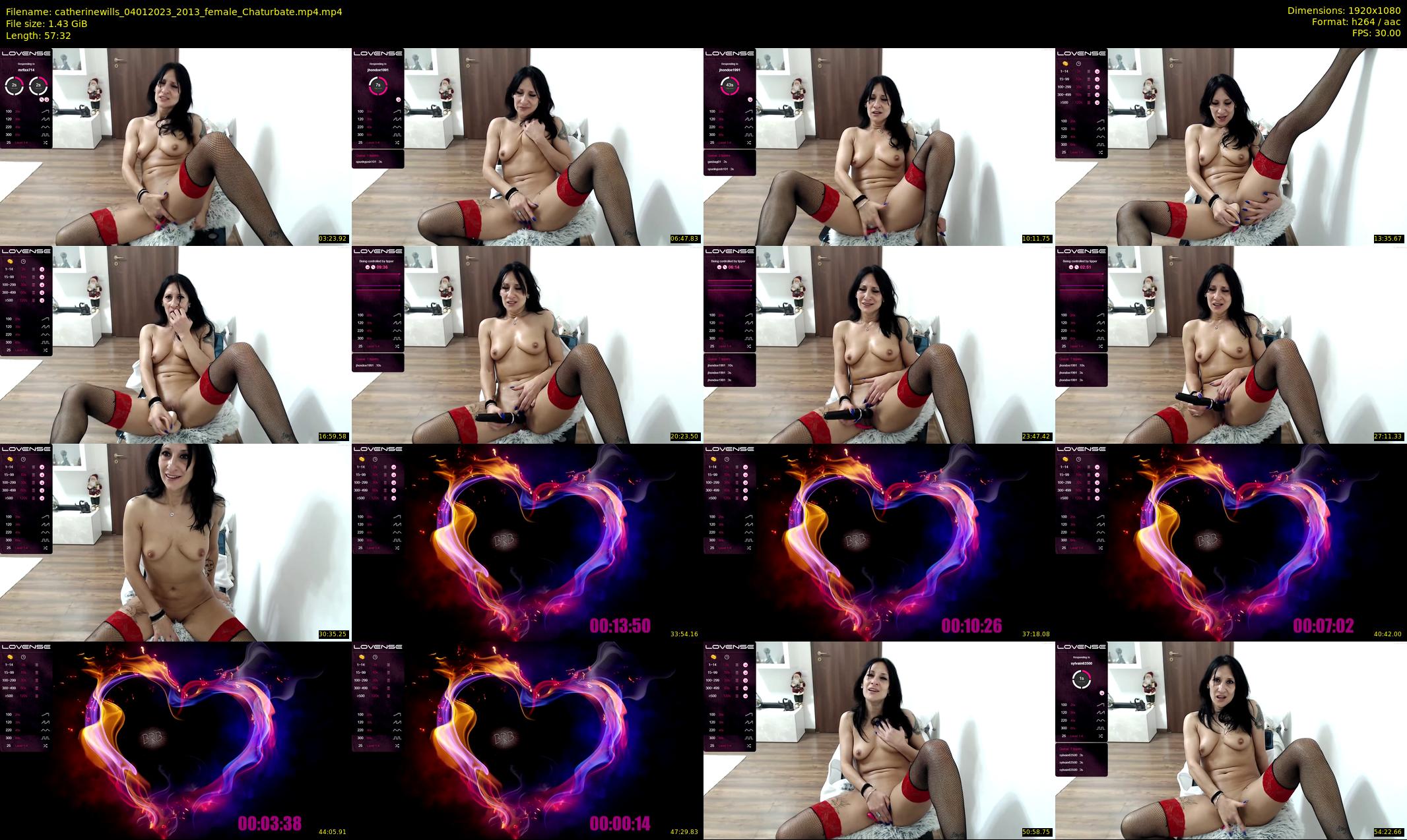 catherinewills — 58 minute Chaturbate female cam show recording, 1080p, Jan 4, 2023