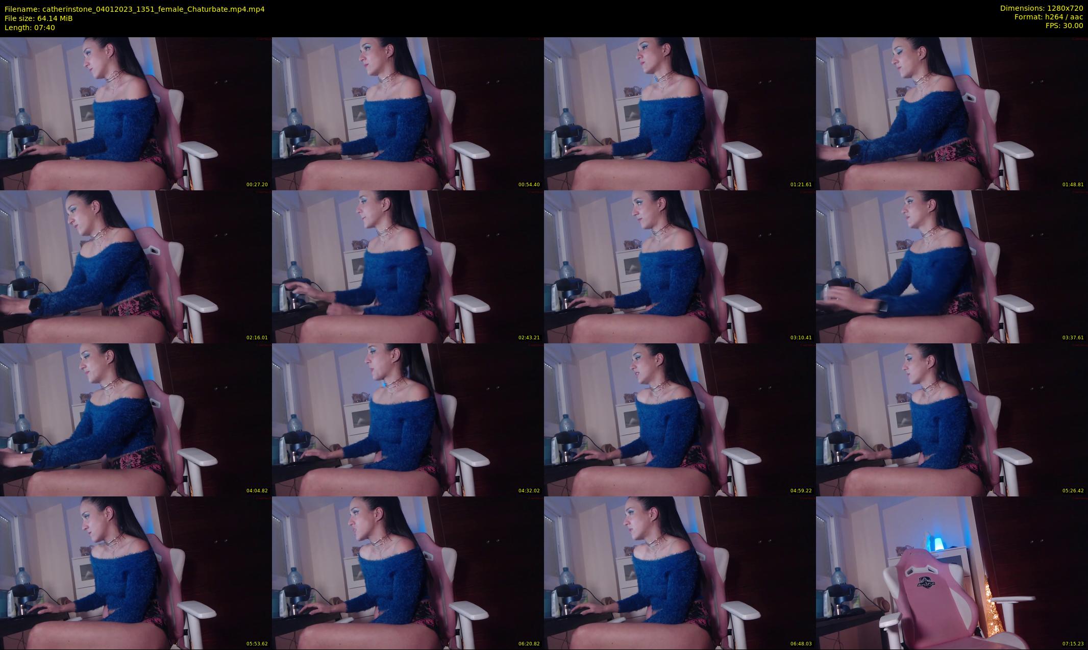 catherinstone — 8 minute Chaturbate female cam show recording, 720p, Jan 4, 2023