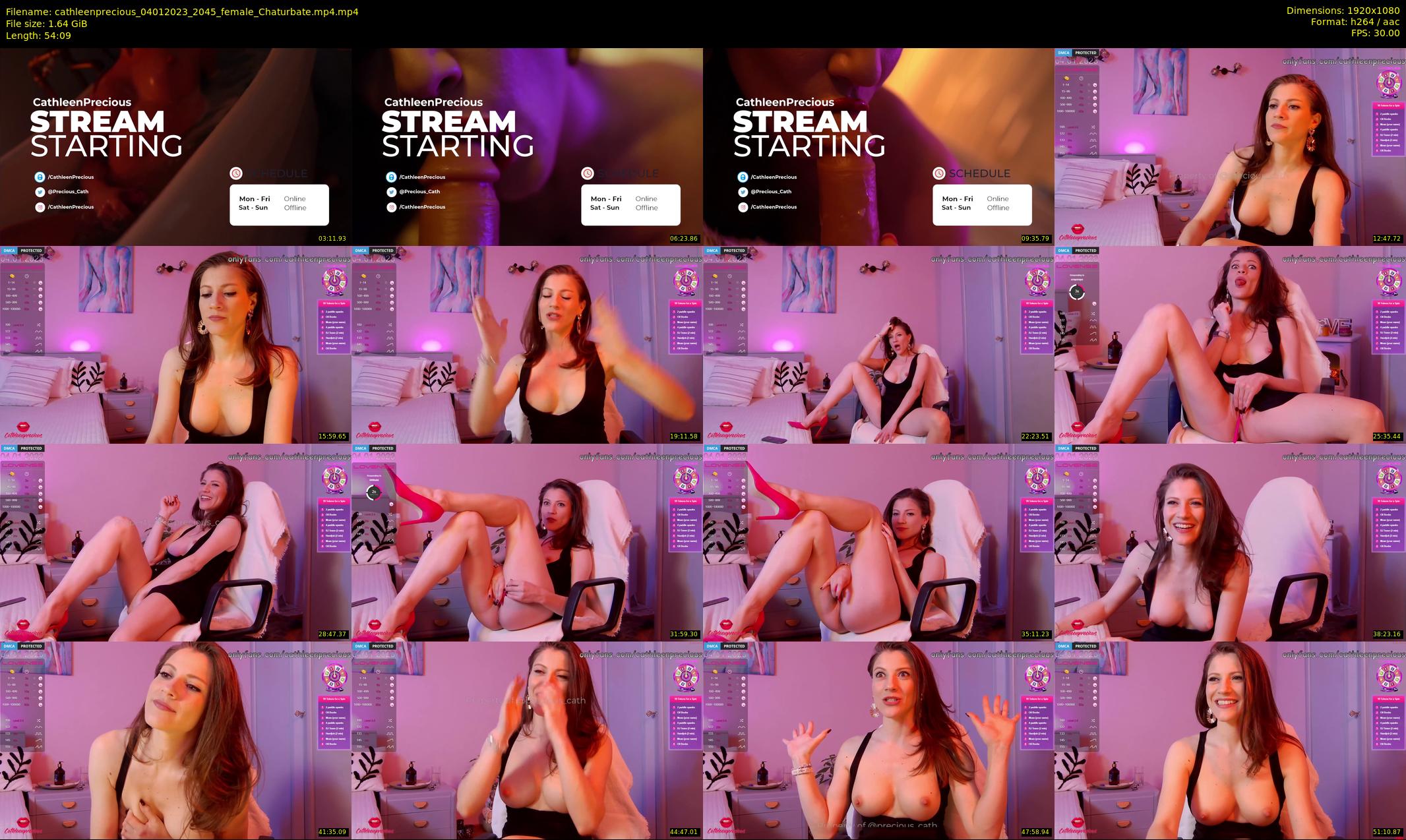 cathleenprecious — 55 minute Chaturbate female cam show recording, 1080p, Jan 4, 2023