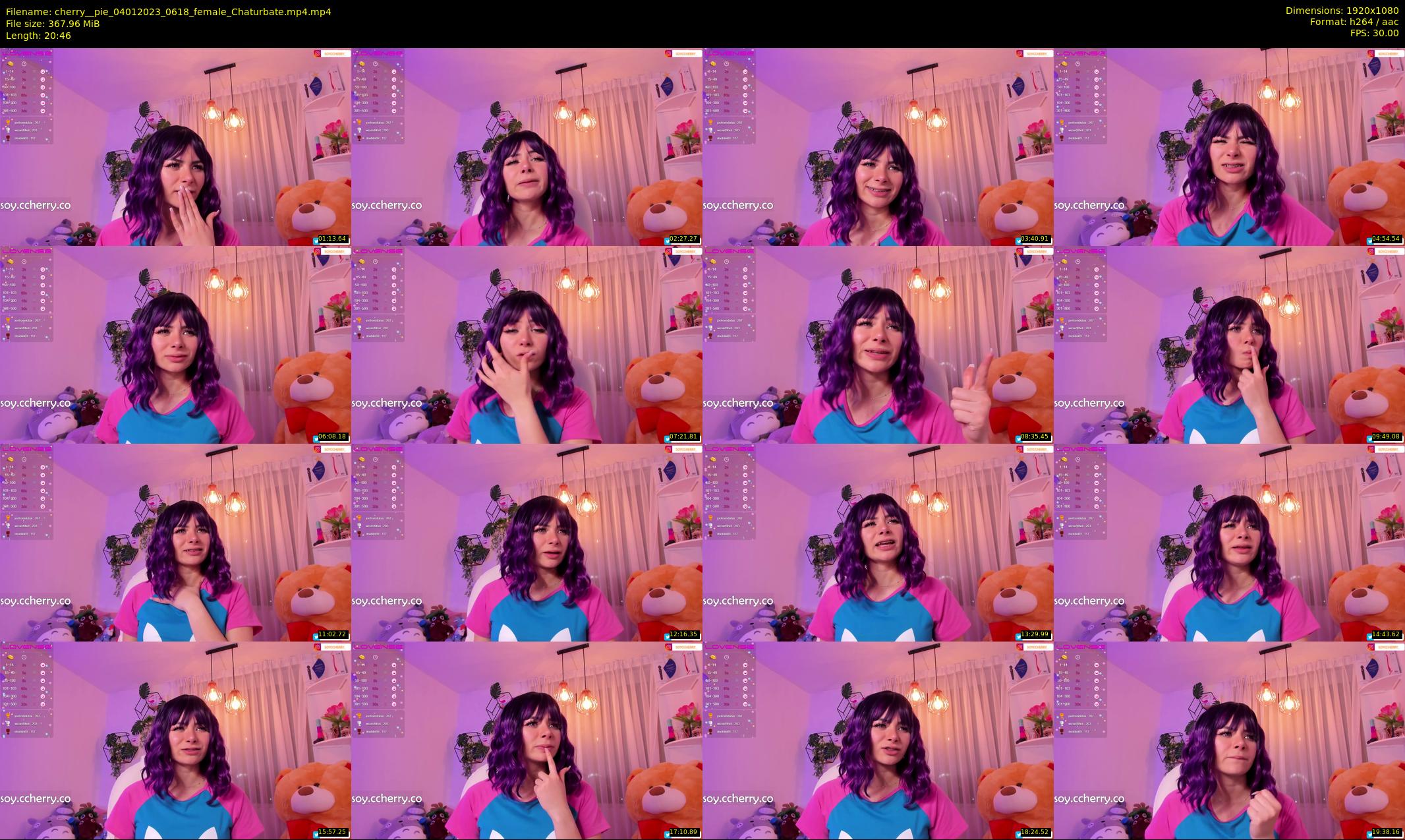cherry__pie — 21 minute Chaturbate female cam show recording, 1080p, Jan 4, 2023