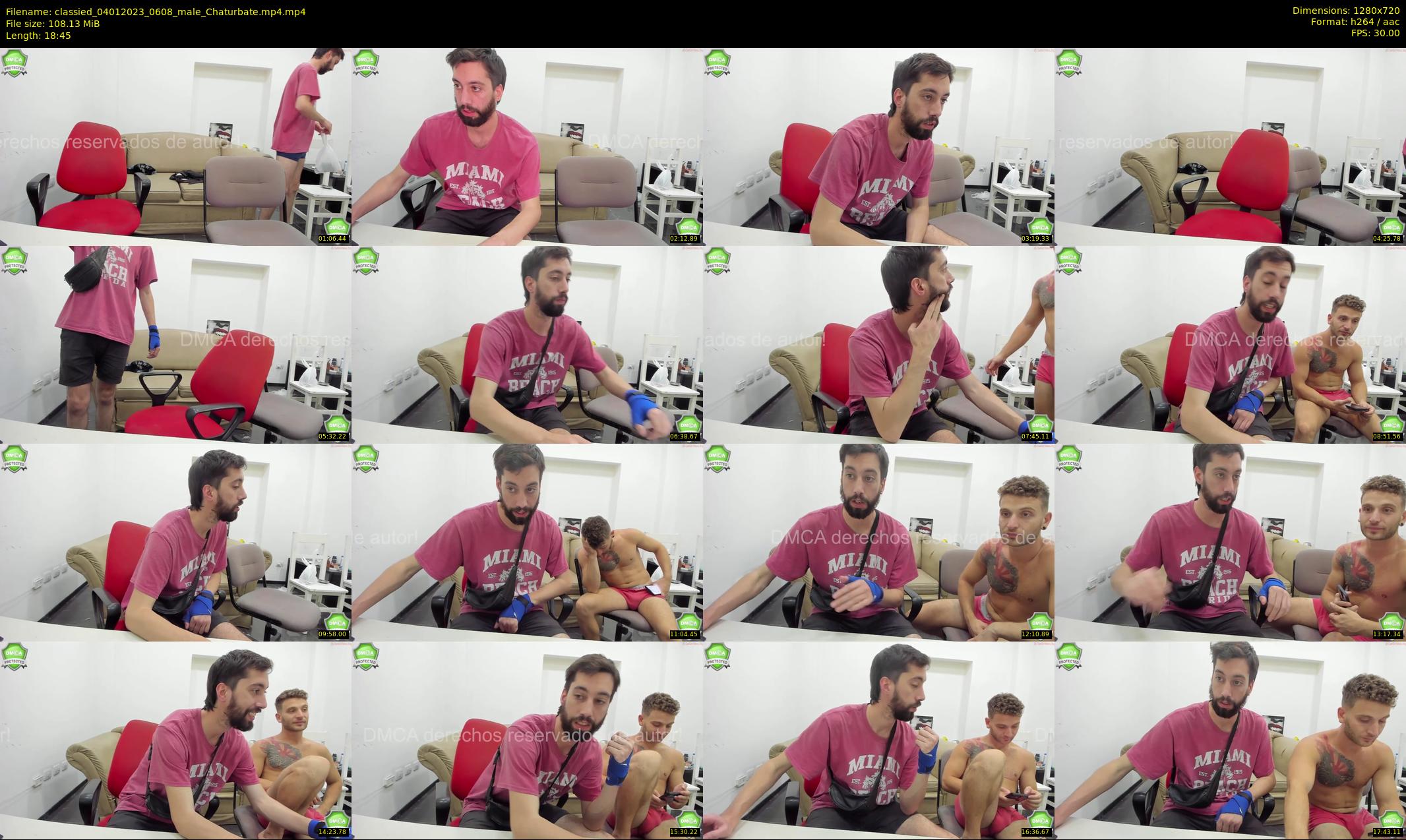 classied — 19 minute Chaturbate male cam show recording, 720p, Jan 4, 2023