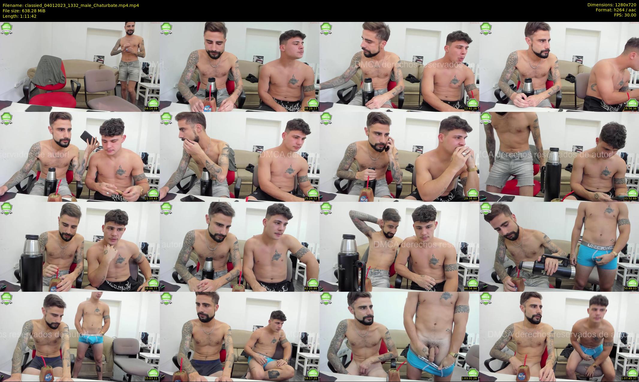 classied — 72 minute Chaturbate male cam show recording, 720p, Jan 4, 2023