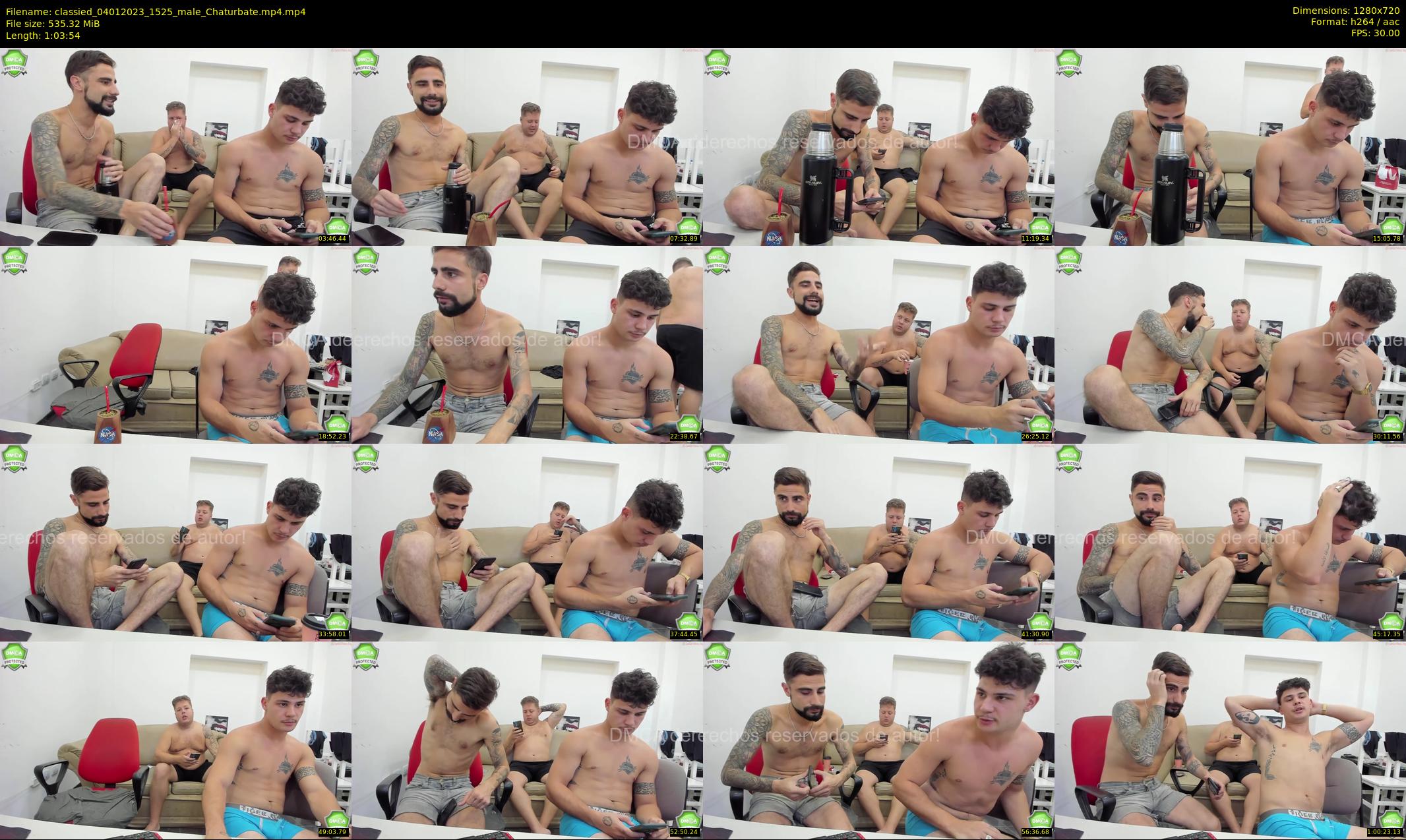 classied — 64 minute Chaturbate male cam show recording, 720p, Jan 4, 2023
