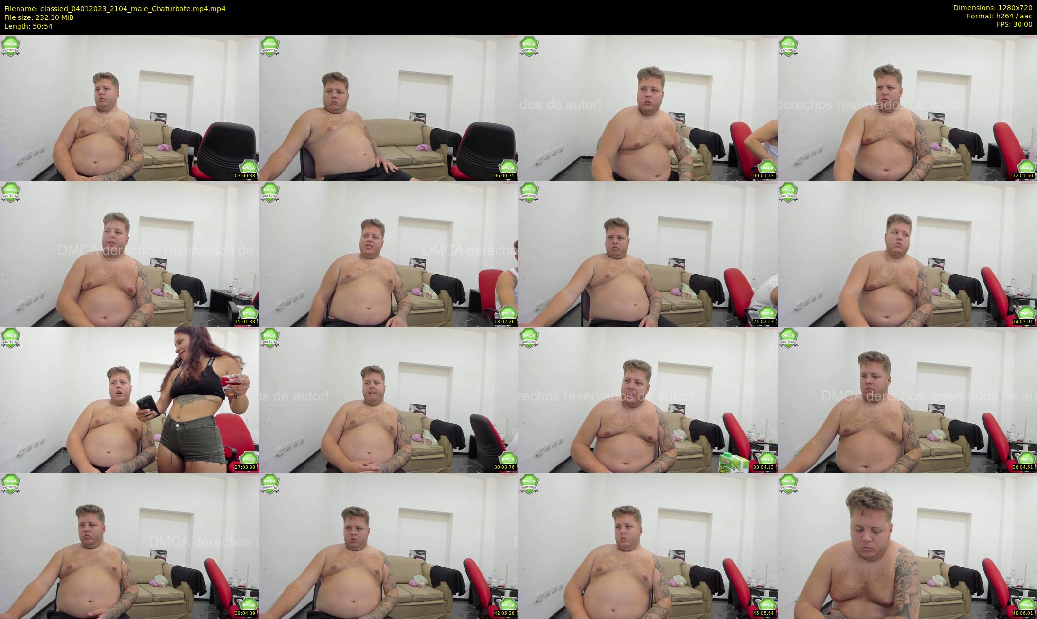 classied — 51 minute Chaturbate male cam show recording, 720p, Jan 4, 2023