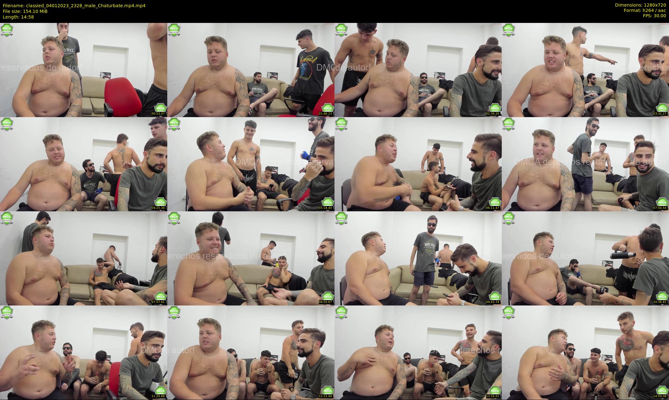 classied — 15 minute Chaturbate male cam show recording, 720p, Jan 4, 2023