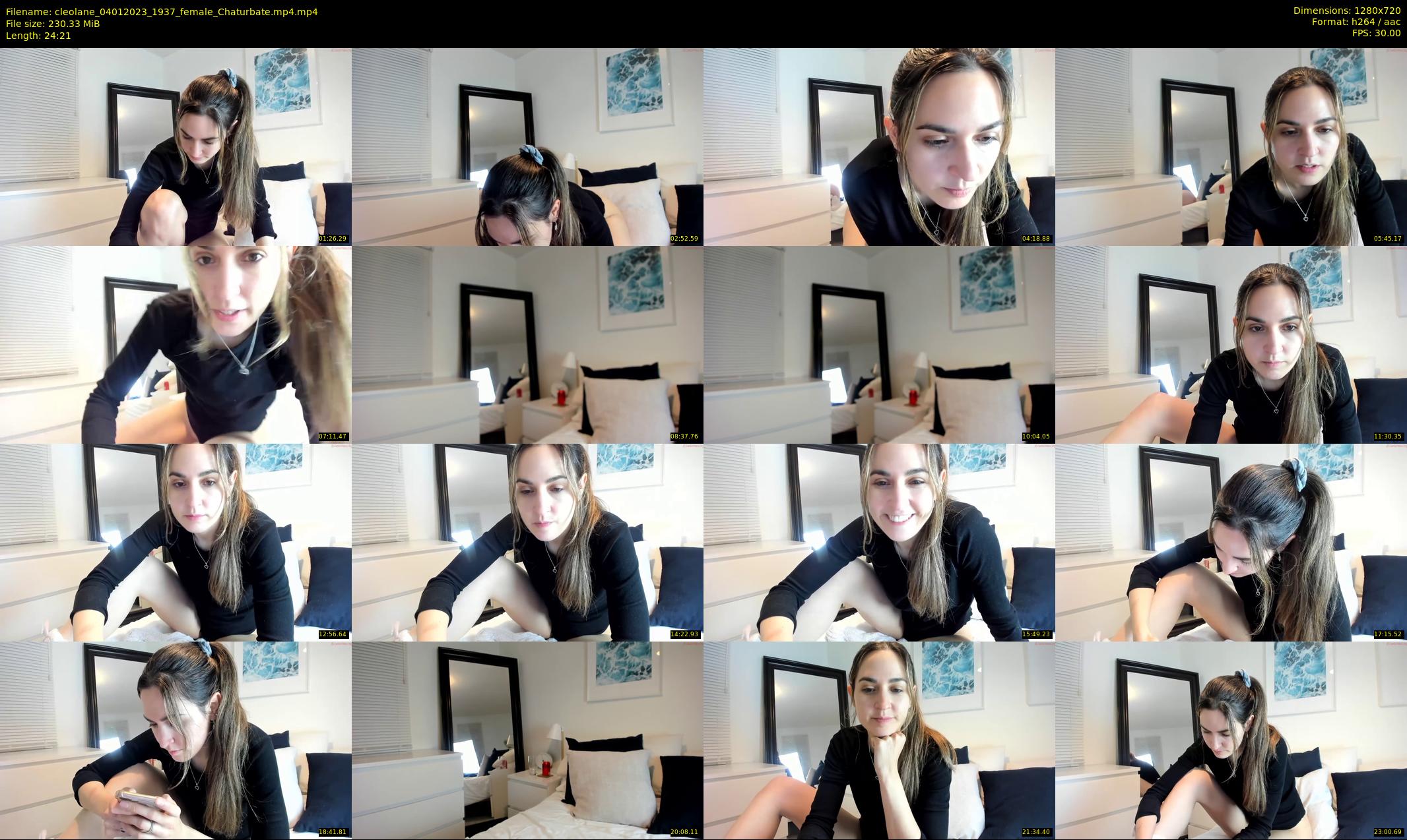 cleolane — 25 minute Chaturbate female cam show recording, 720p, Jan 4, 2023