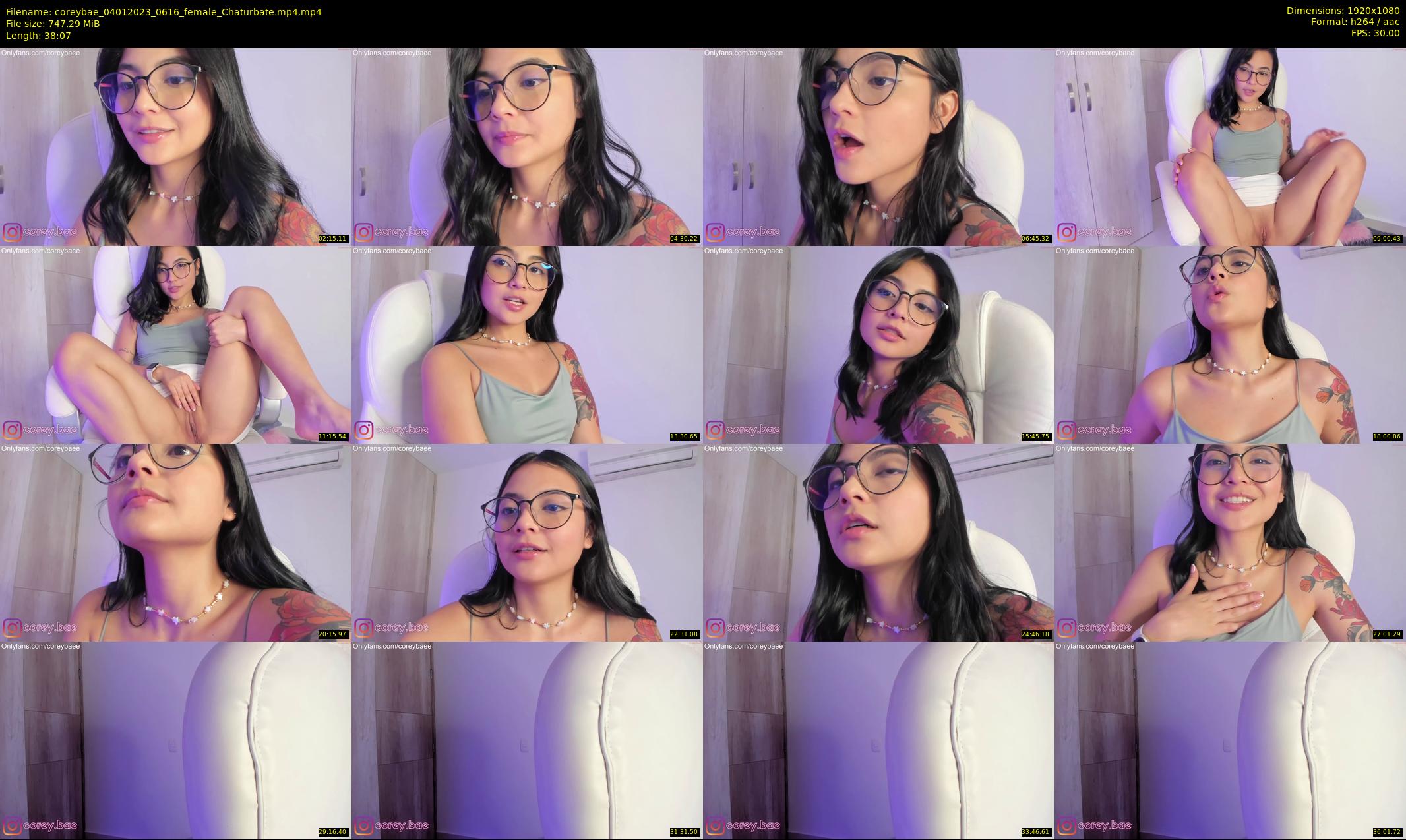 coreybae — 39 minute Chaturbate female cam show recording, 1080p, Jan 4, 2023
