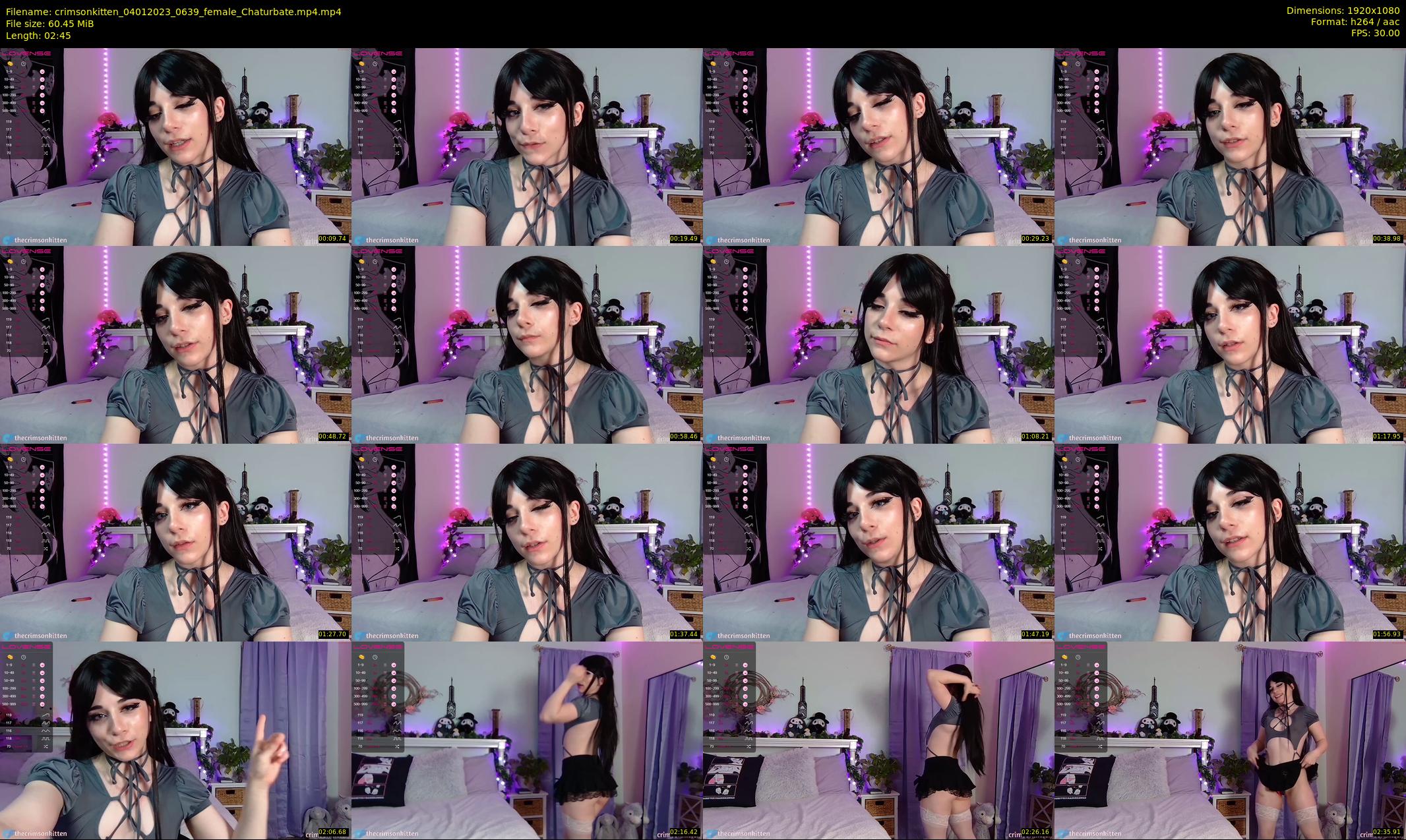 crimsonkitten — 3 minute Chaturbate female cam show recording, 1080p, Jan 4, 2023