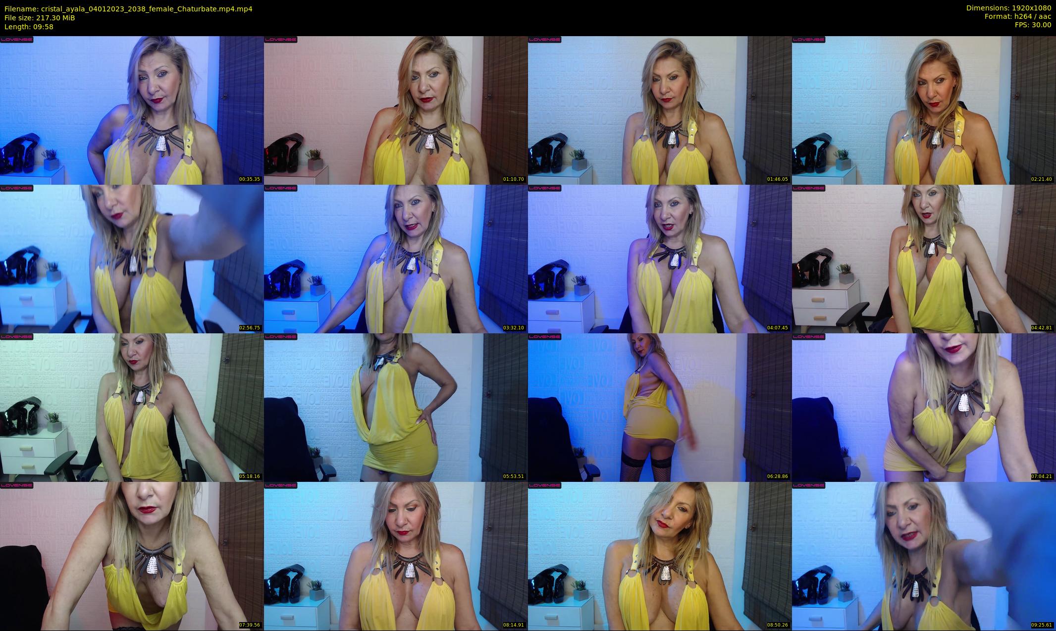 cristal_ayala — 10 minute Chaturbate female cam show recording, 1080p, Jan 4, 2023