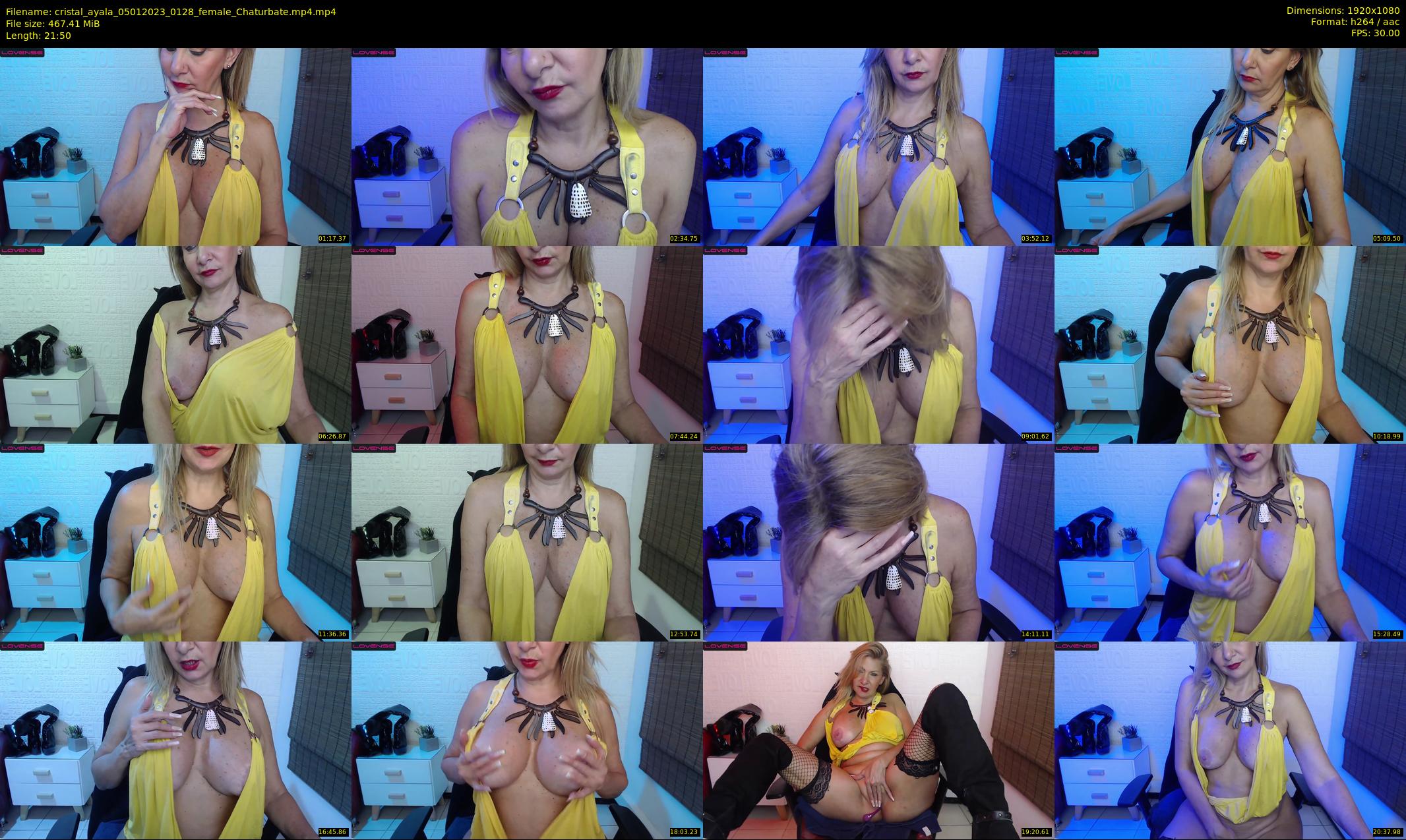 cristal_ayala — 22 minute Chaturbate female cam show recording, 1080p, Jan 5, 2023