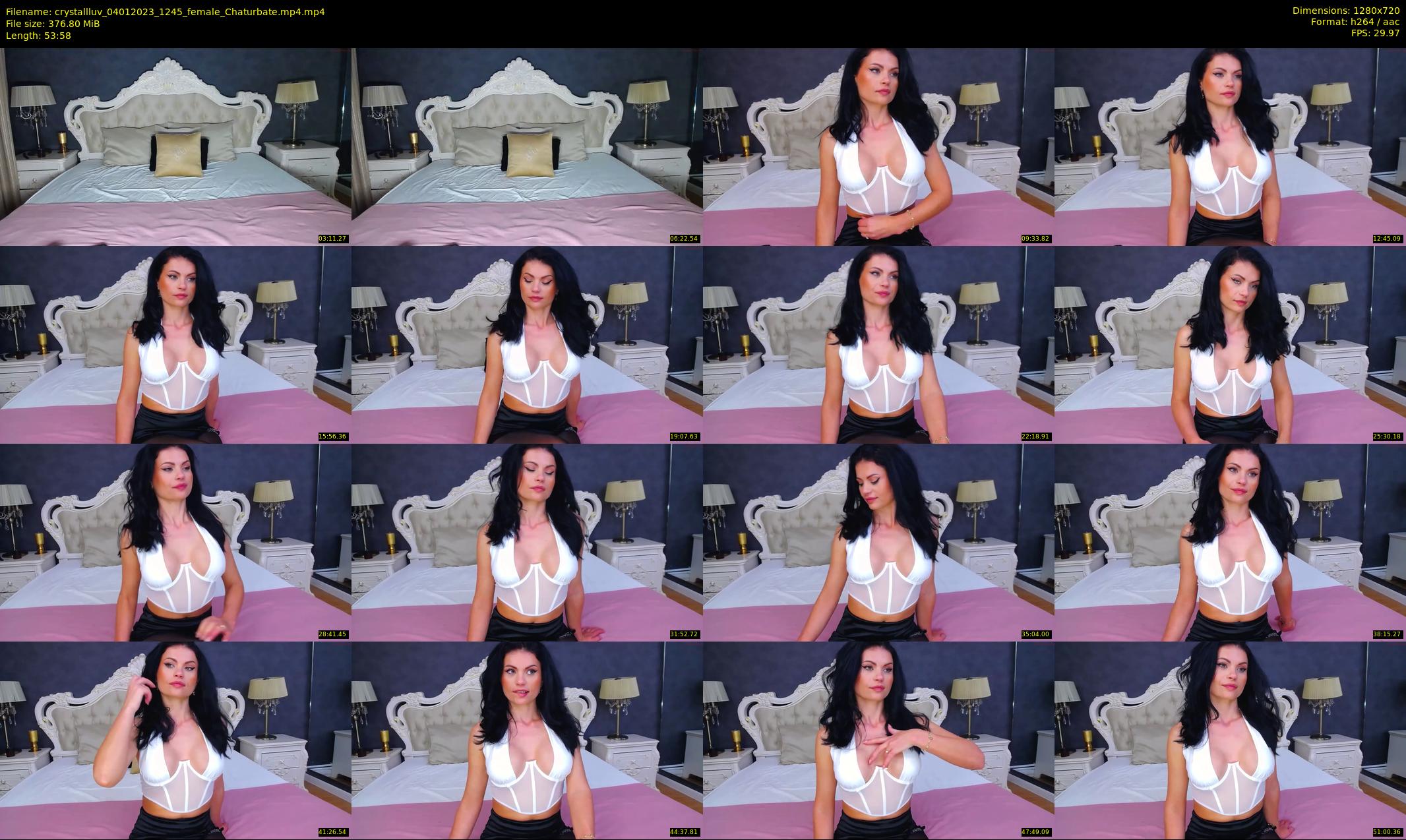 crystallluv — 54 minute Chaturbate female cam show recording, 720p, Jan 4, 2023