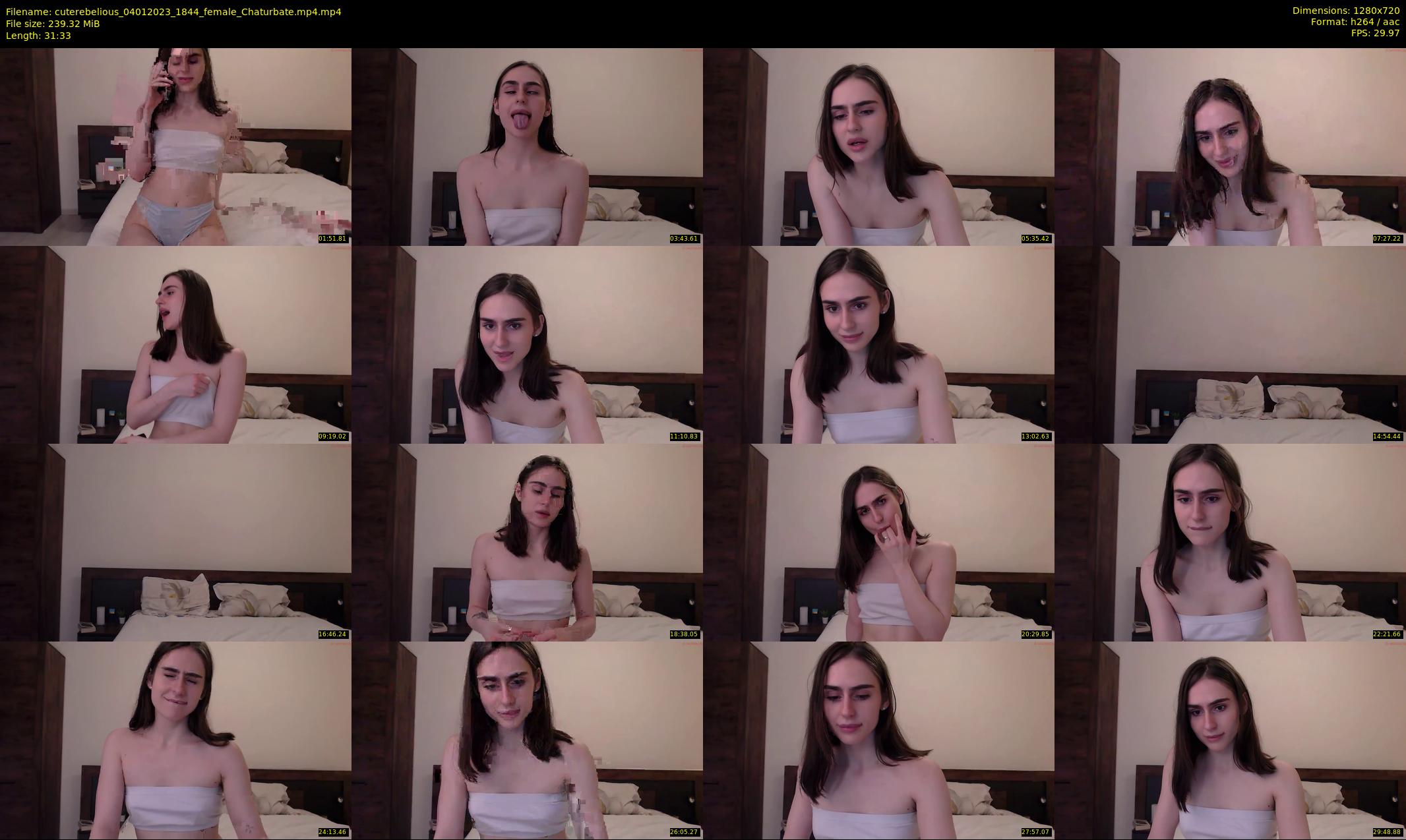 cuterebelious — 32 minute Chaturbate female cam show recording, 720p, Jan 4, 2023